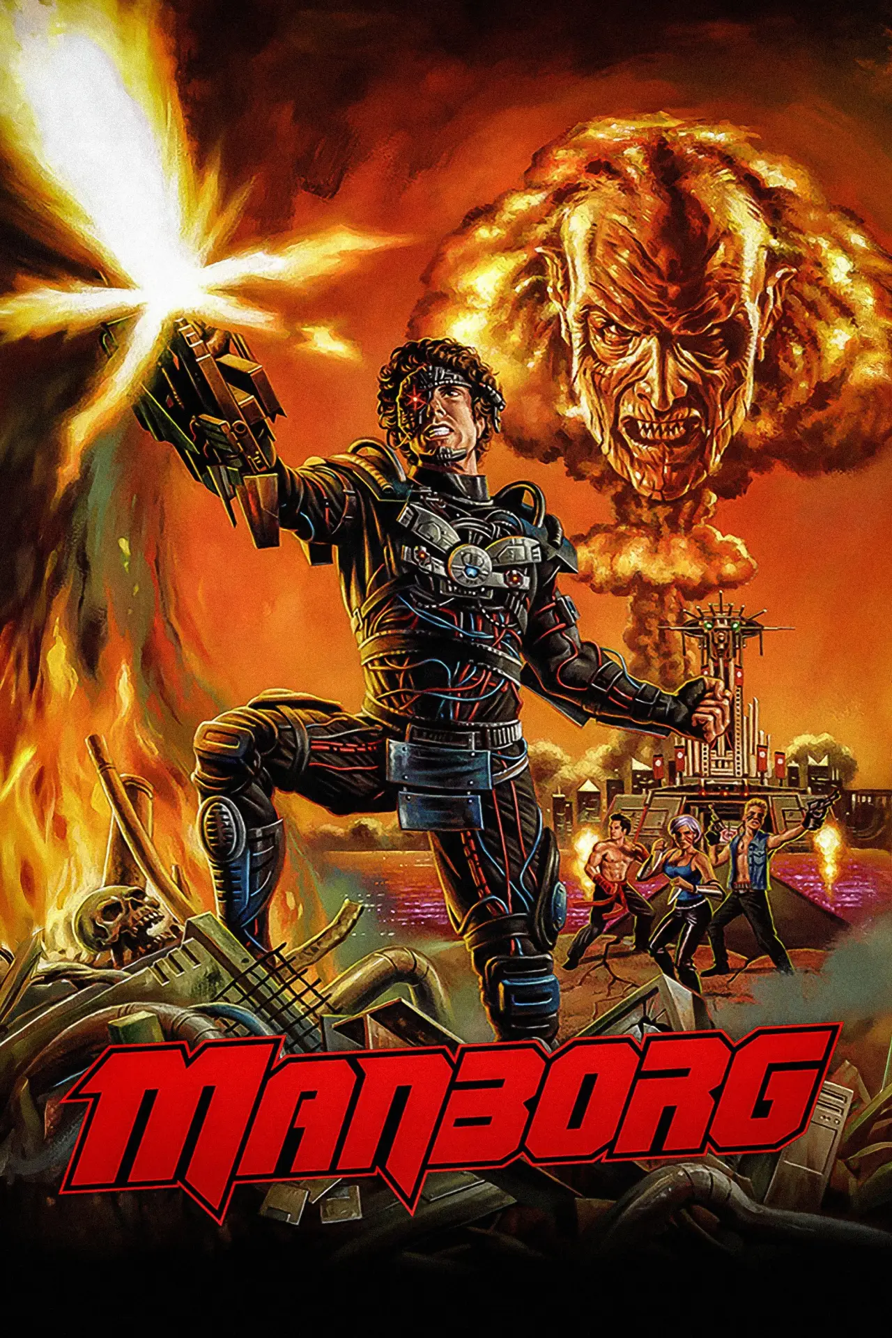 Plakat filmowy "Manborg"