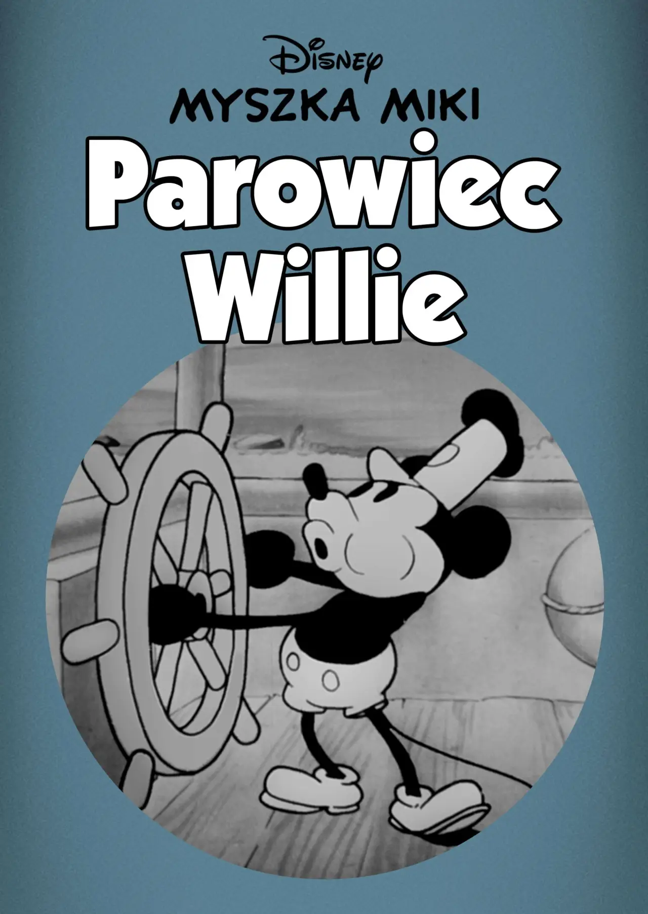 Plakat filmowy "Parowiec Willie"
