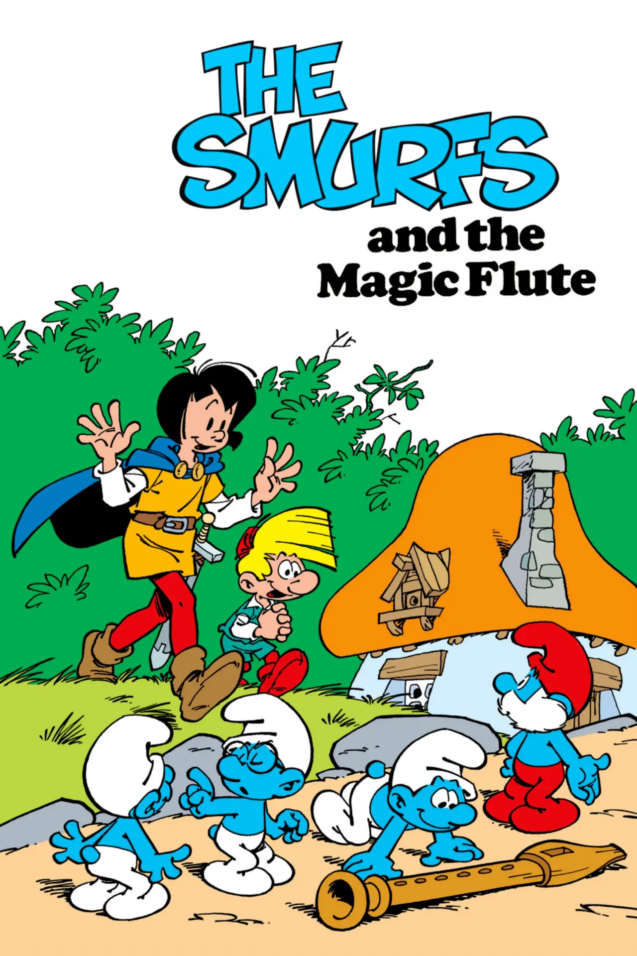 Plakat filmowy "Smerfowy flet"