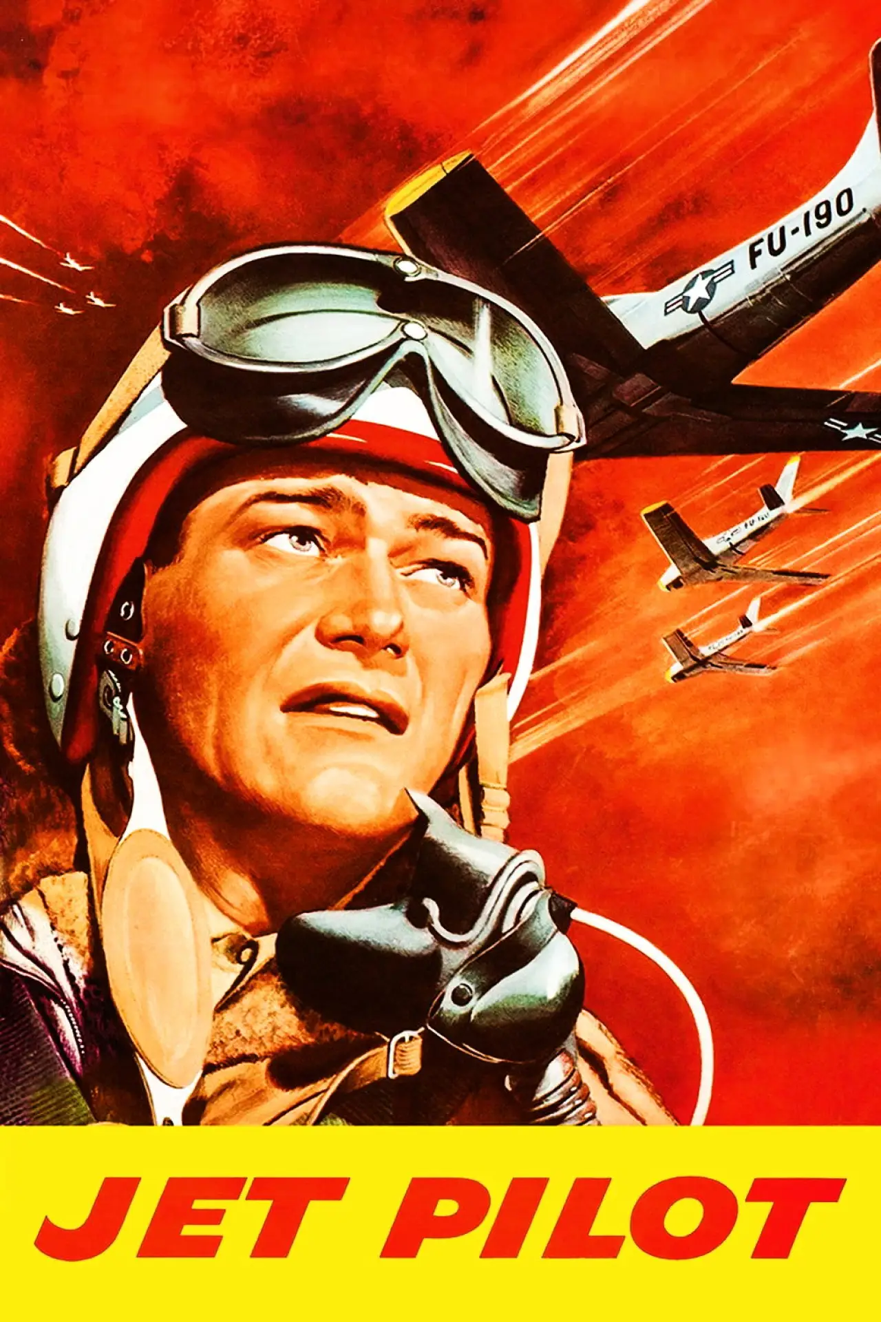 Plakat filmowy "Pilot odrzutowców"