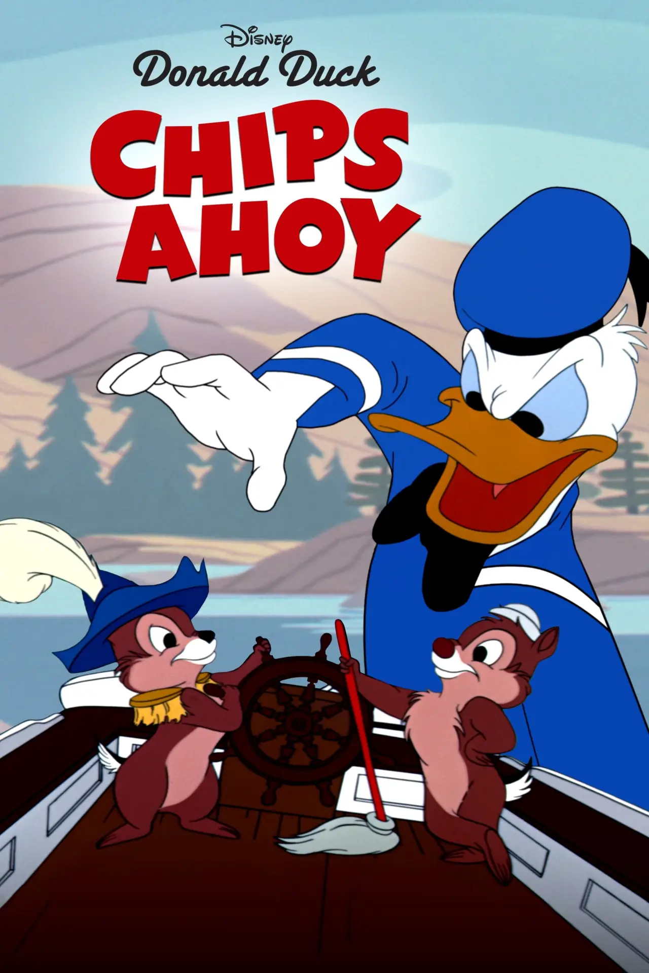 Plakat filmowy "Ahoj żeglarze"