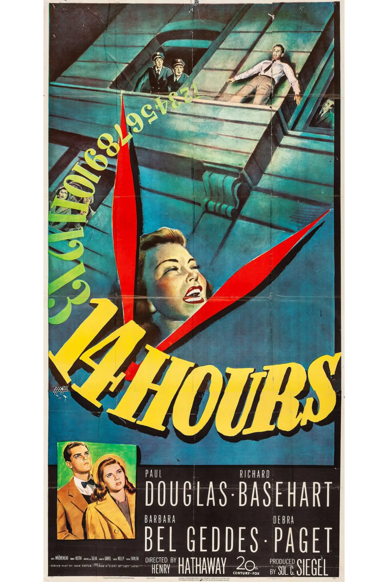 Plakat filmowy "Fourteen Hours"