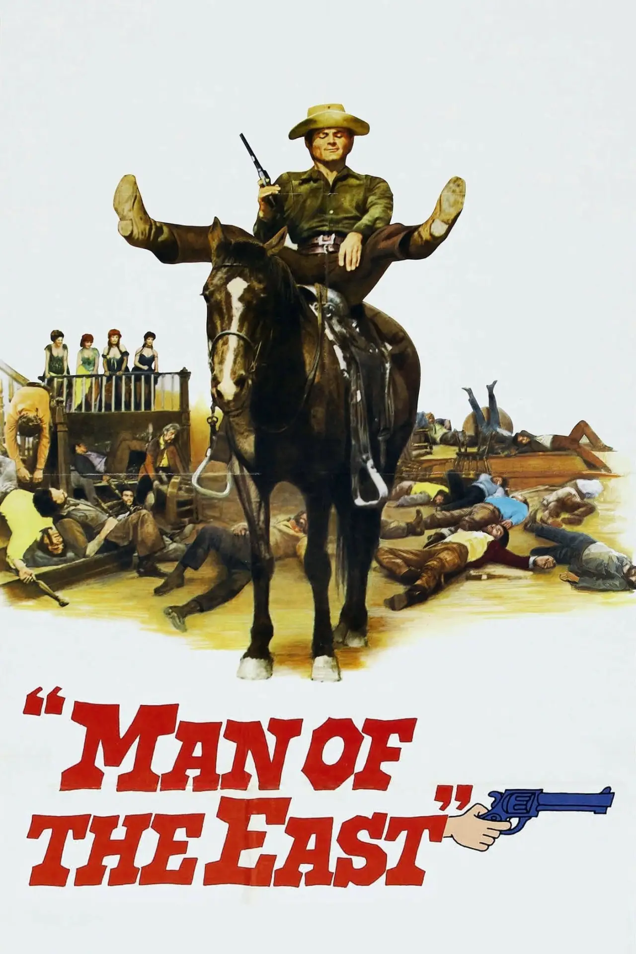 Plakat filmowy "Człowiek ze Wschodu"