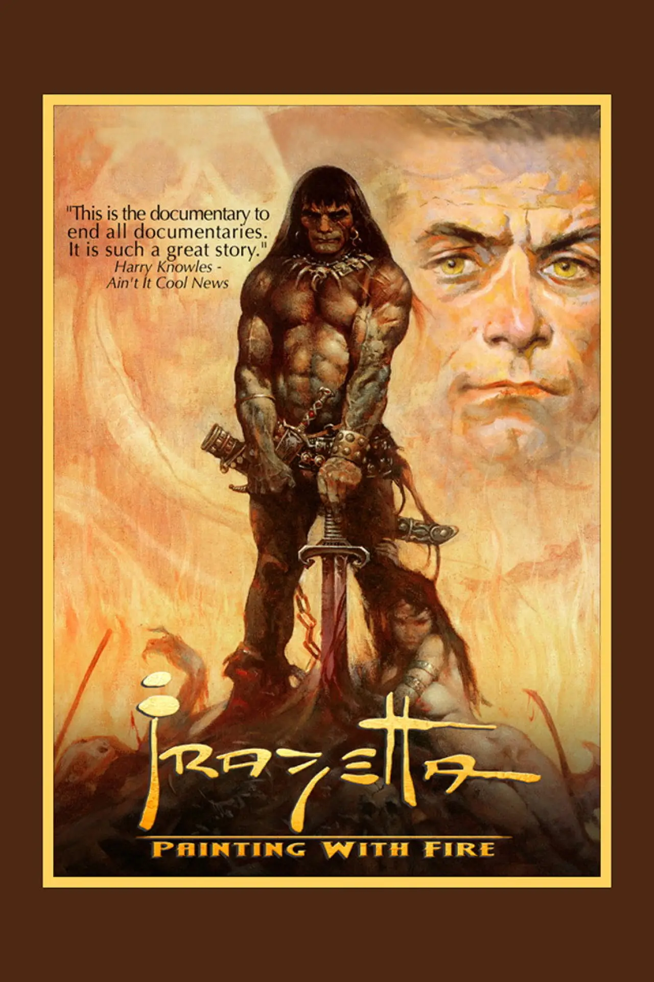Plakat filmowy "Frazetta: Painting with Fire"