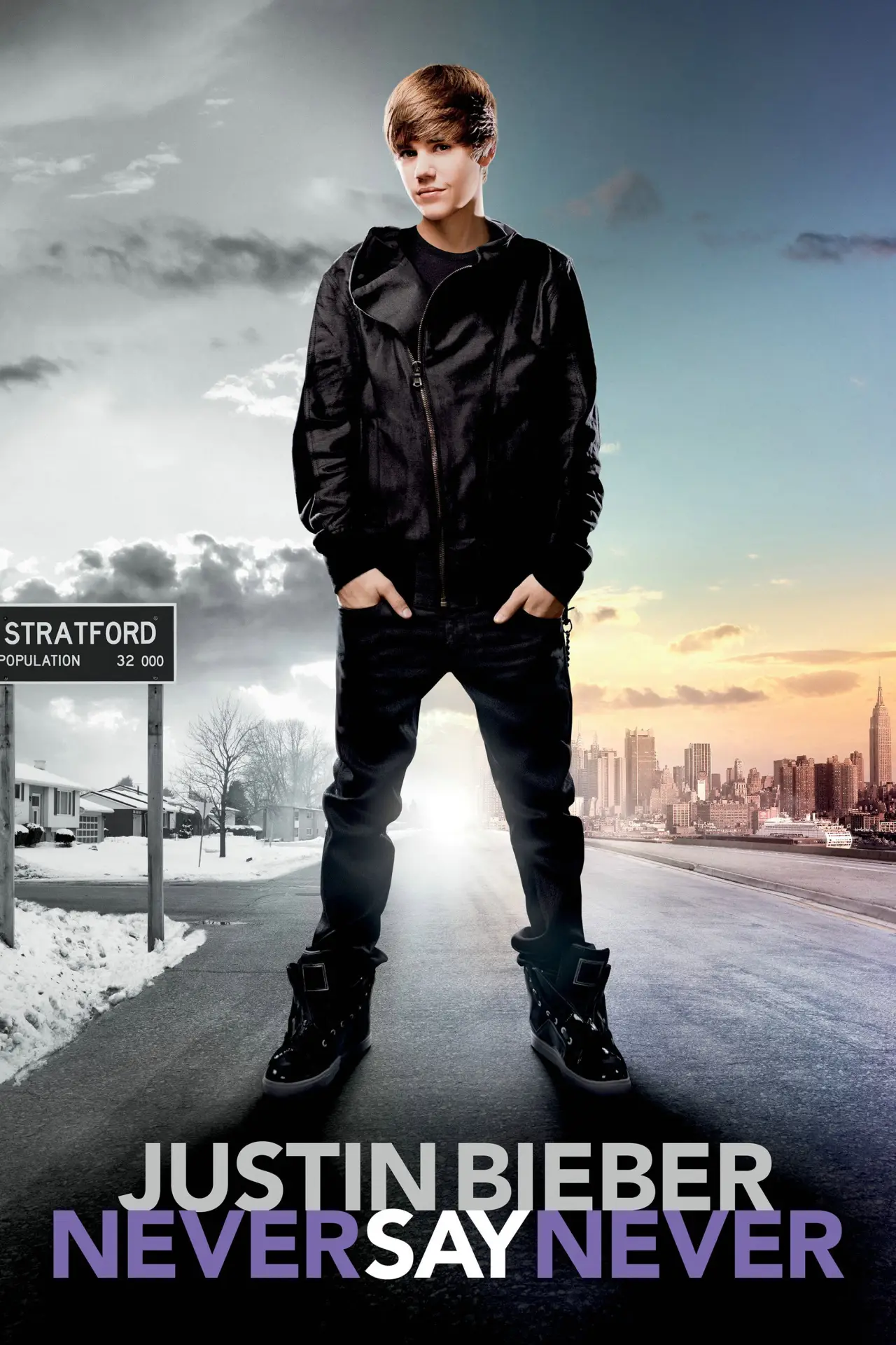 Plakat filmowy "Justin Bieber: Never Say Never"