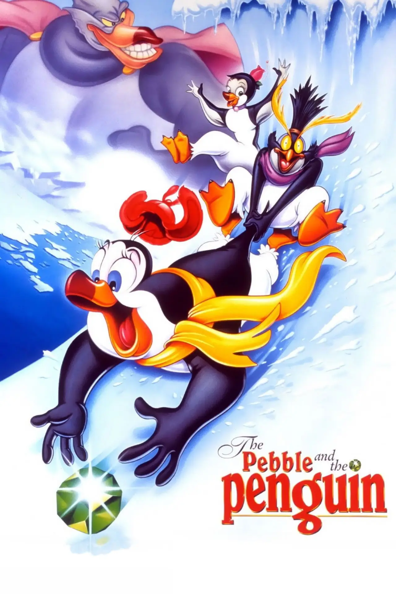 Plakat filmowy "Zakochany Pingwin"