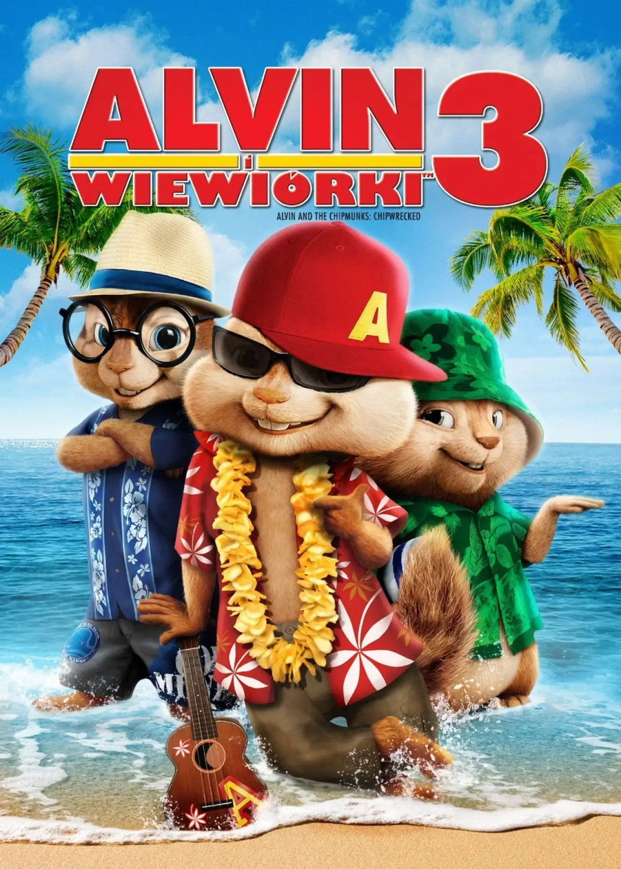 Plakat filmowy "Alvin i wiewiórki 3"