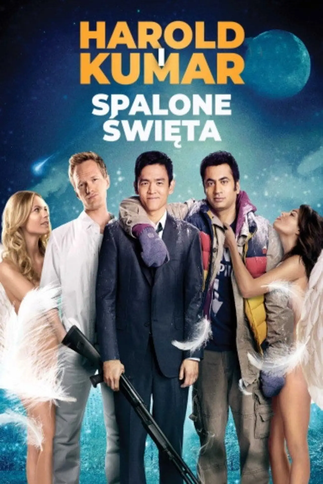 Plakat filmowy "Harold i Kumar: Spalone święta"