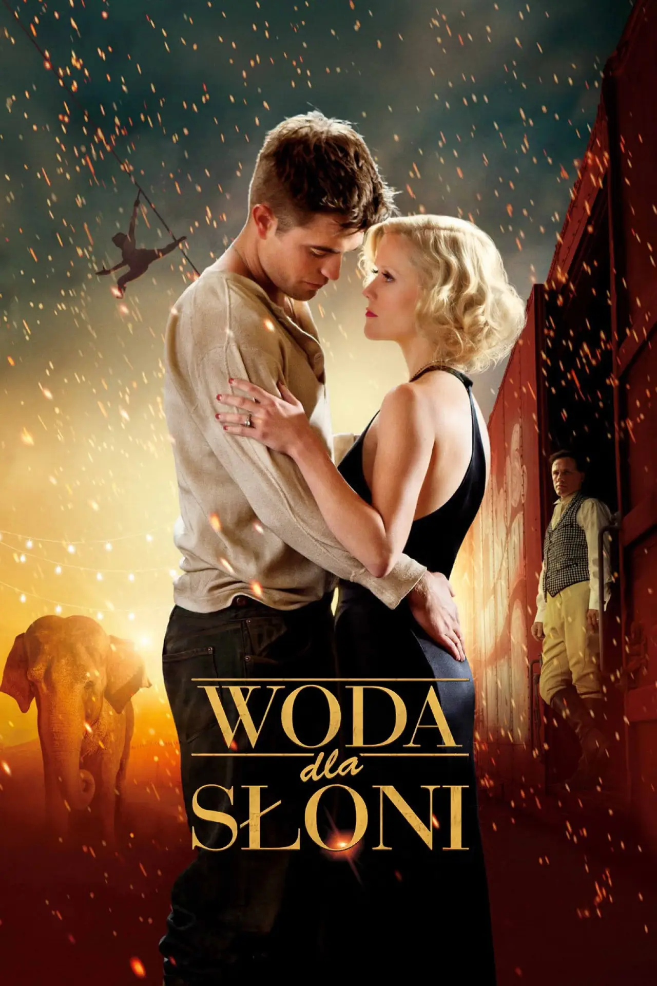Plakat filmowy "Woda dla słoni"