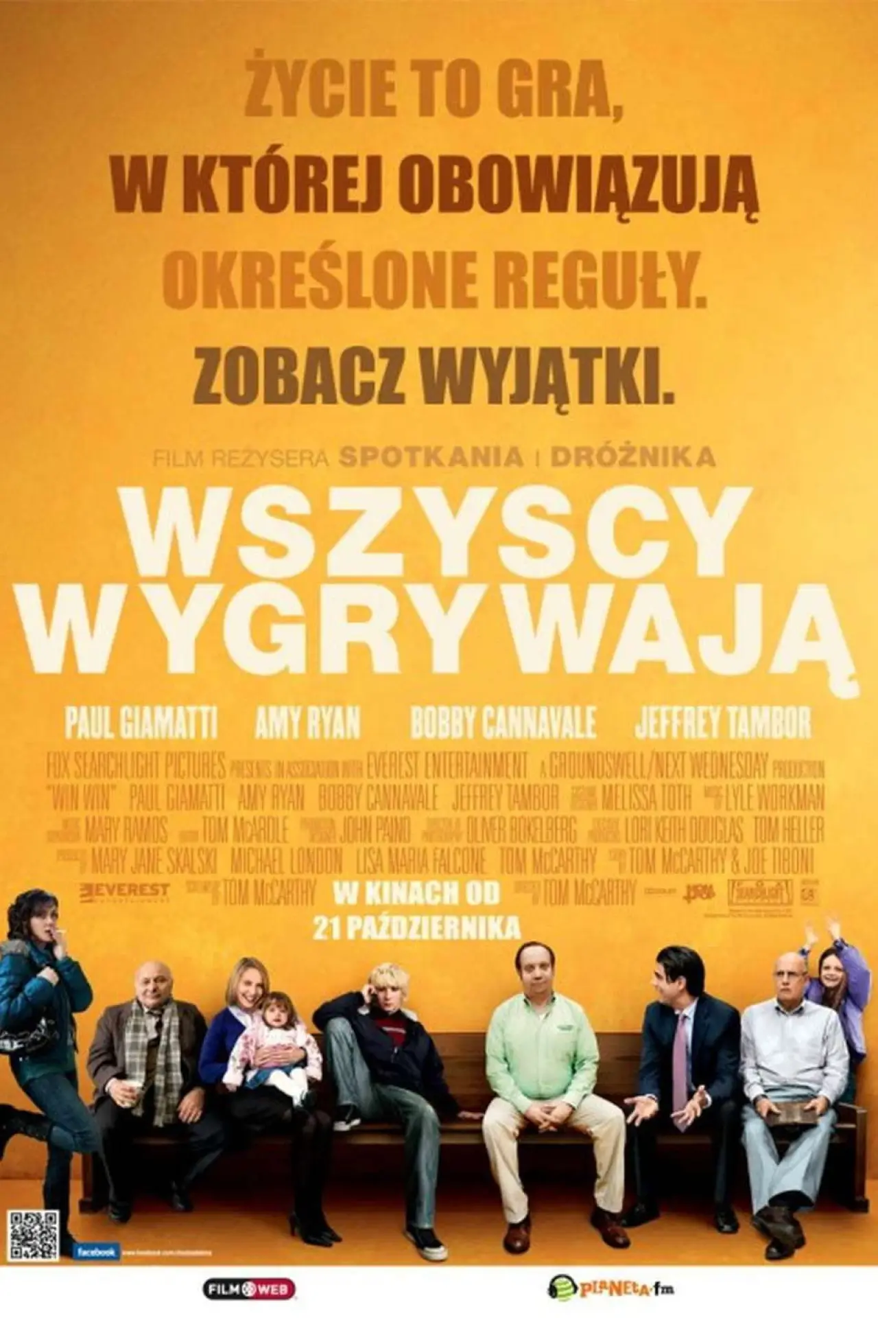 Plakat filmowy "Wszyscy wygrywają"