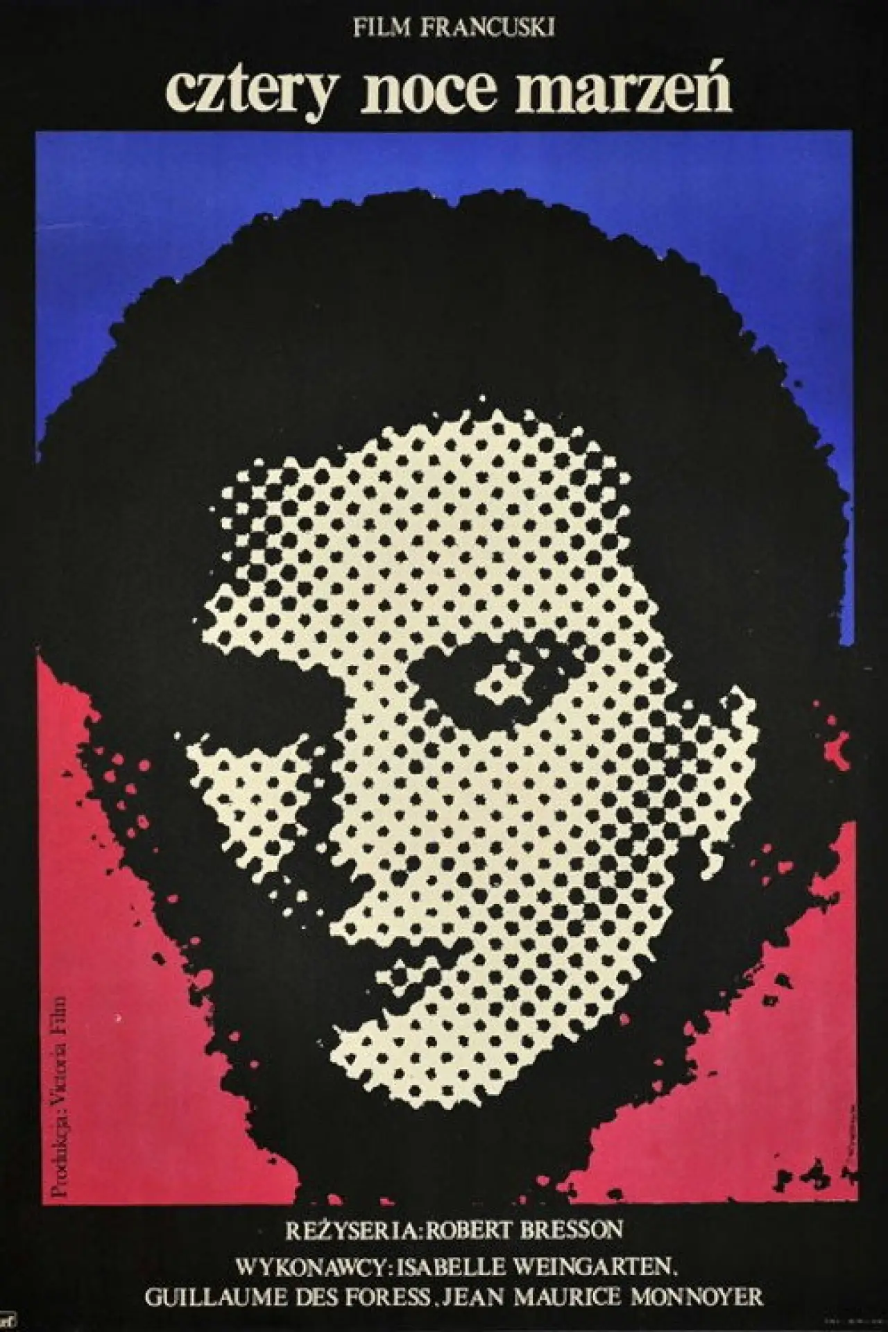 Plakat filmowy "Cztery noce marzeń"