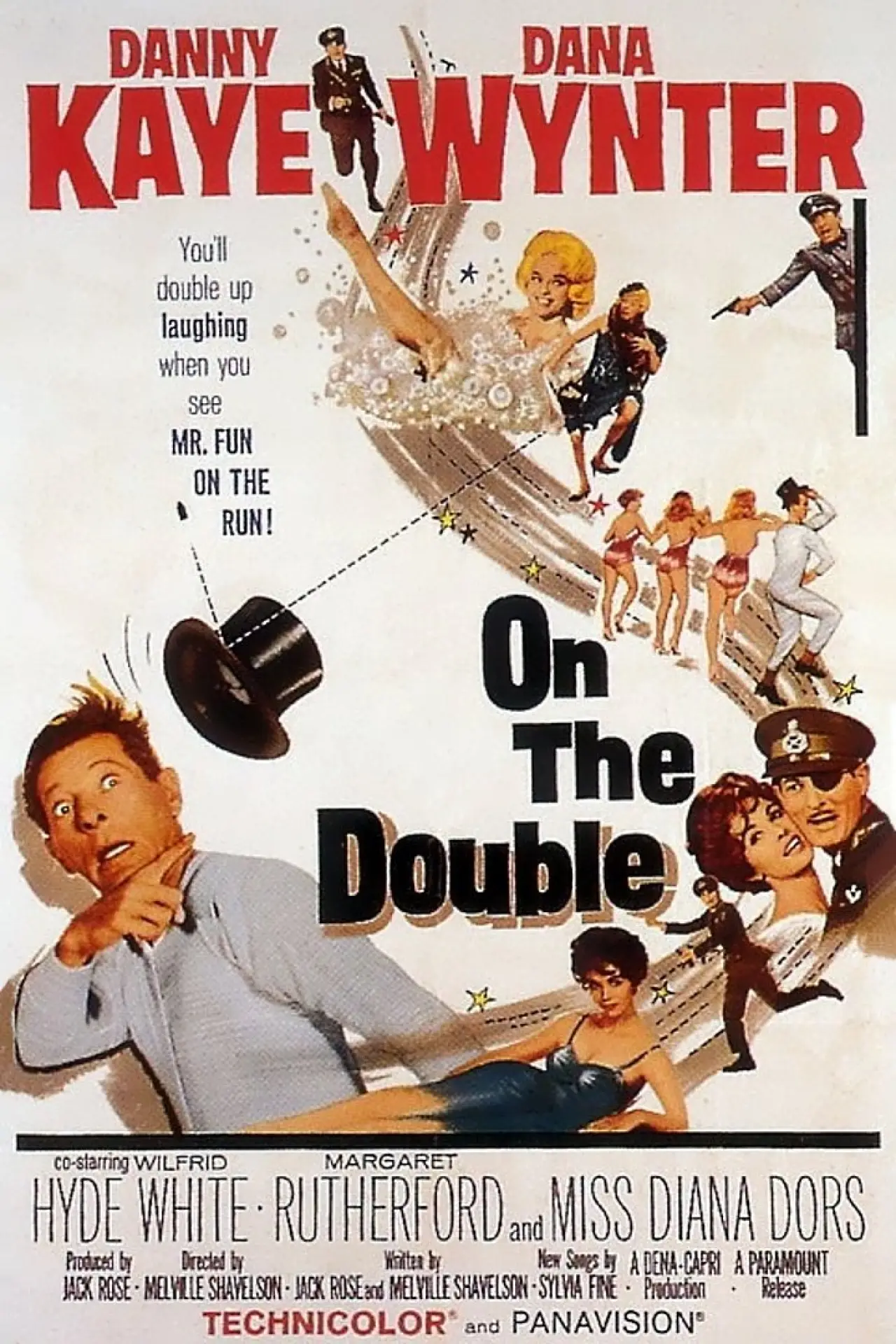 Plakat filmowy "On the Double"