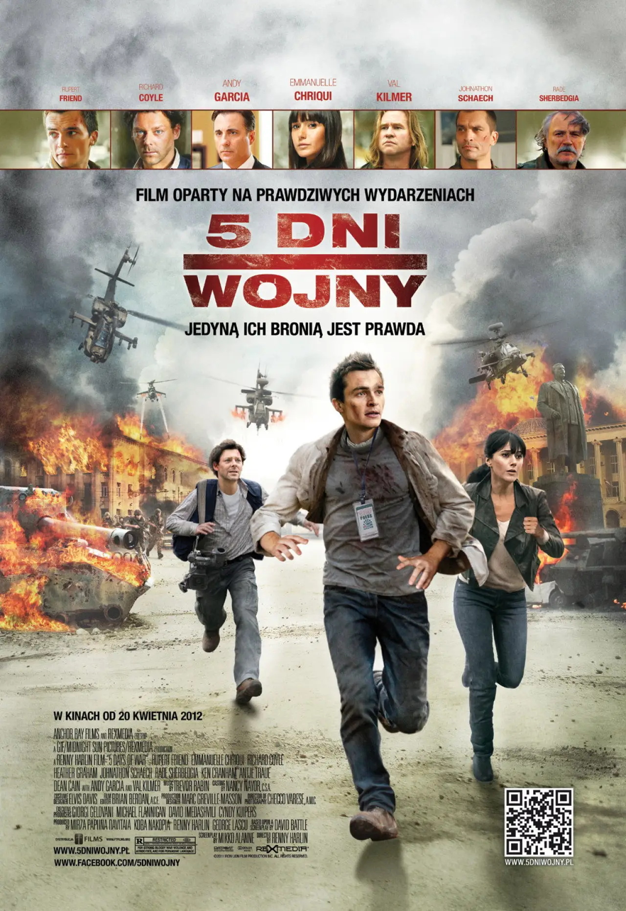 Plakat filmowy "5 Dni Wojny"