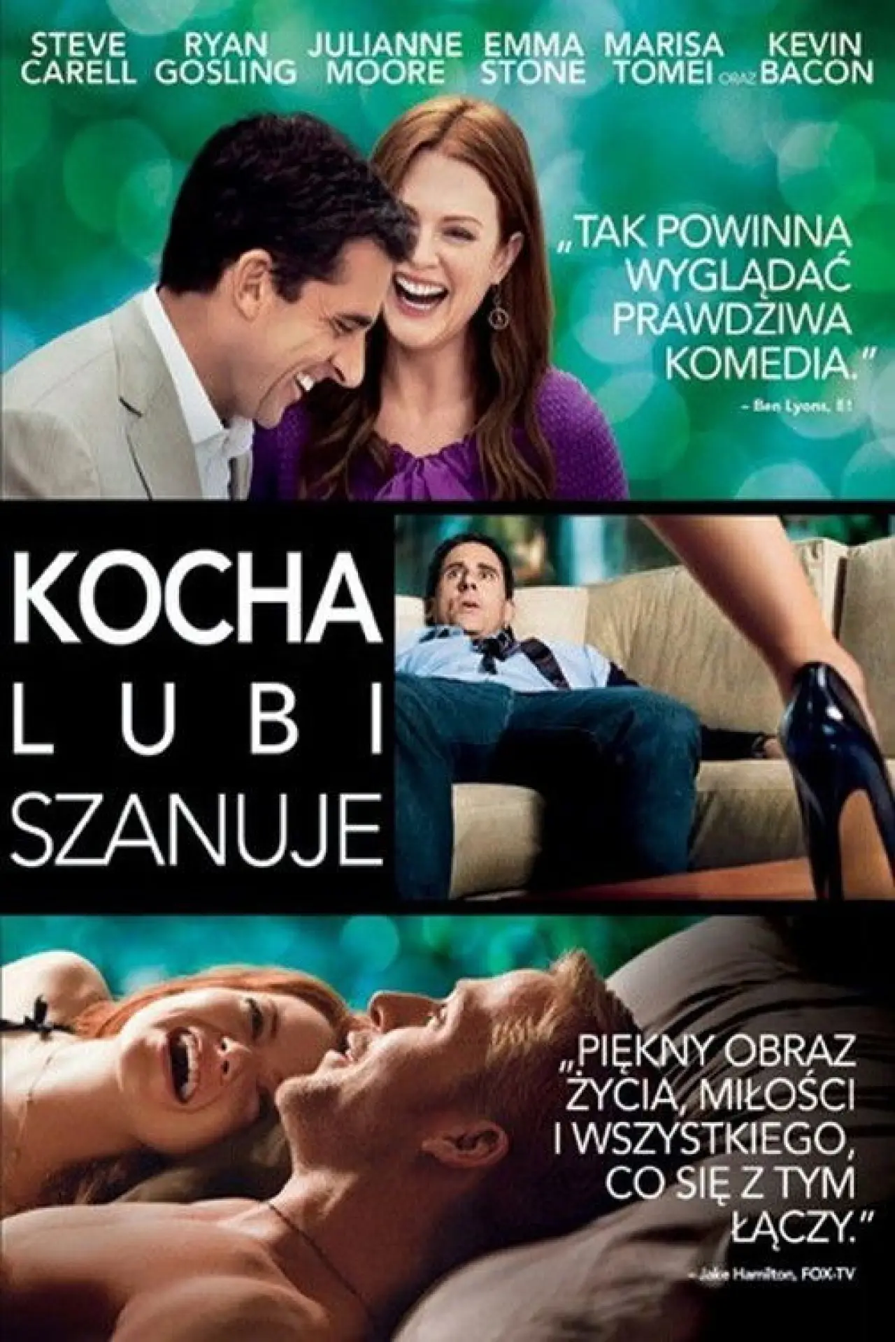 Plakat filmowy "Kocha, lubi, szanuje"