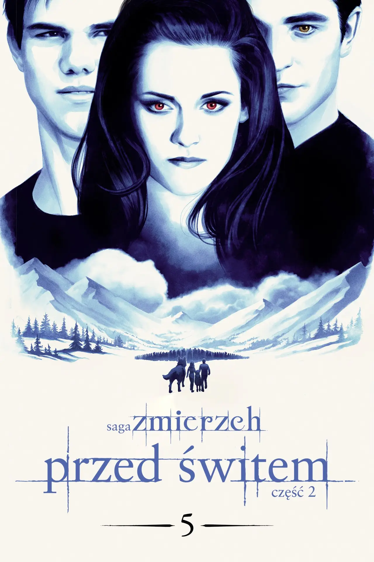 Plakat filmowy "Saga "Zmierzch": Przed świtem. Część 2"