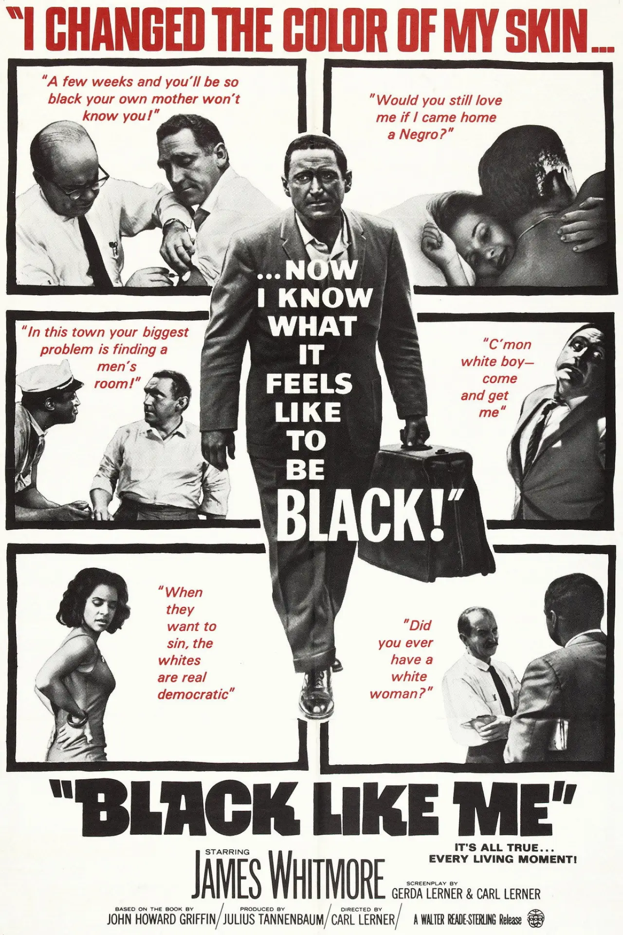 Plakat filmowy "Black Like Me"