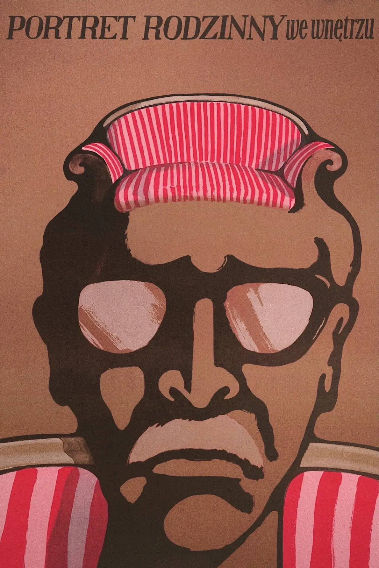Plakat filmowy "Portret rodzinny we wnętrzu"