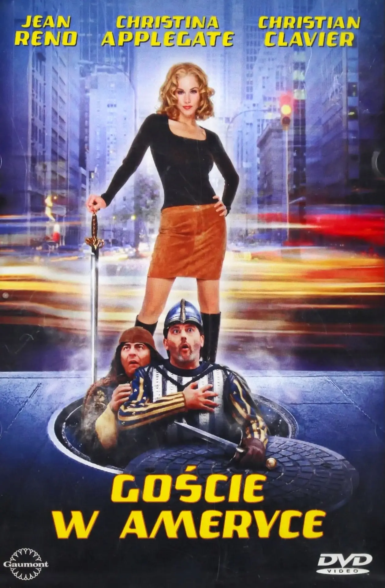 Plakat filmowy "Goście w Ameryce"
