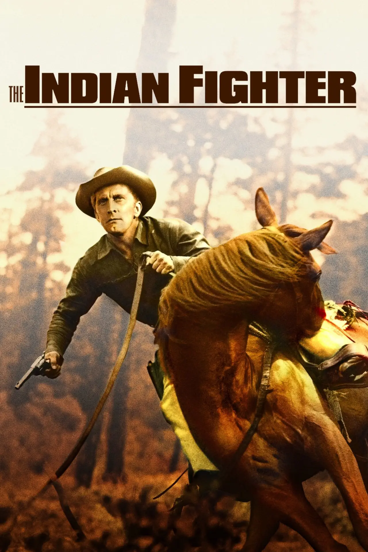 Plakat filmowy "Indiański wojownik"