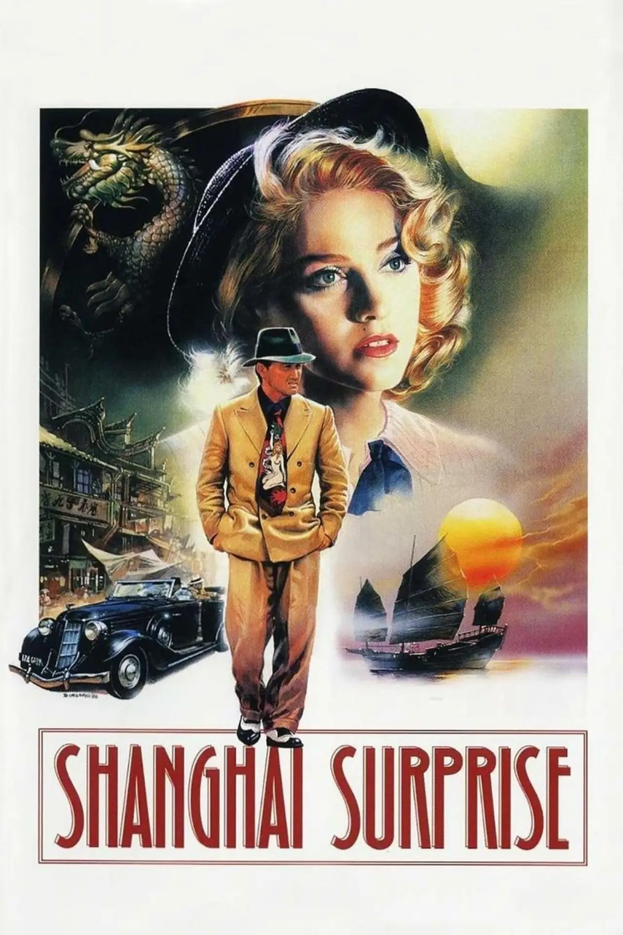 Plakat filmowy "Niespodzianka z Shanghaju"