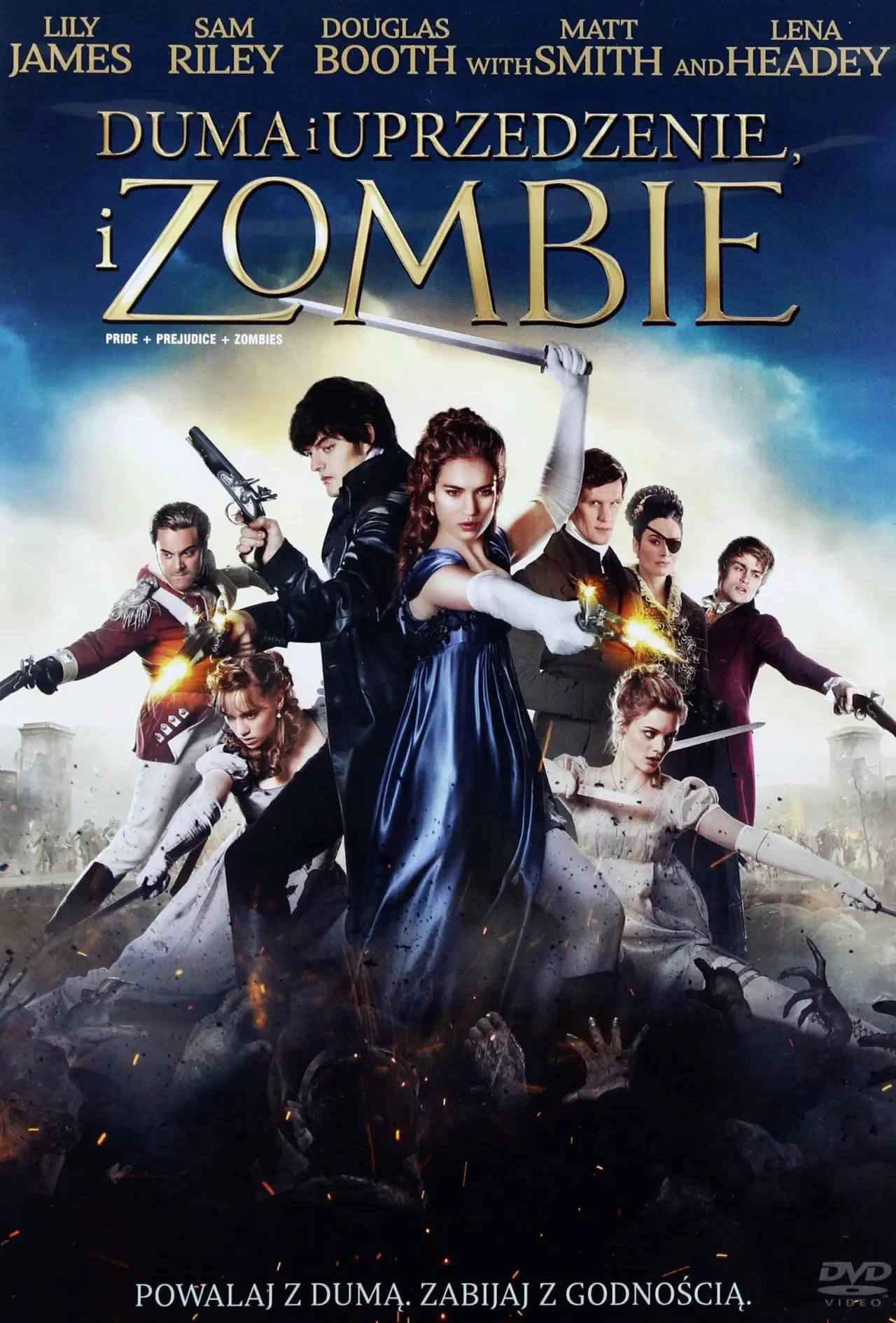 Plakat filmowy "Duma i uprzedzenie, i zombie"