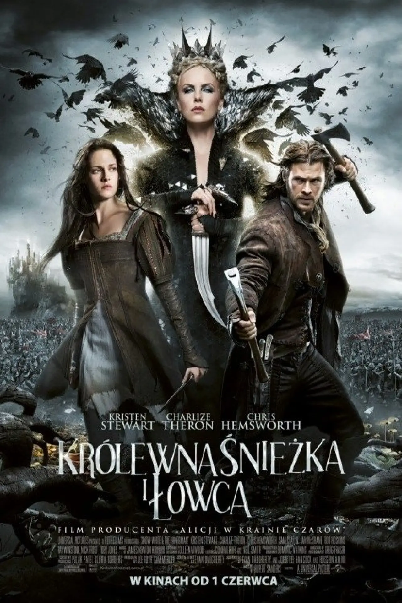 Plakat filmowy "Królewna Śnieżka i Łowca"