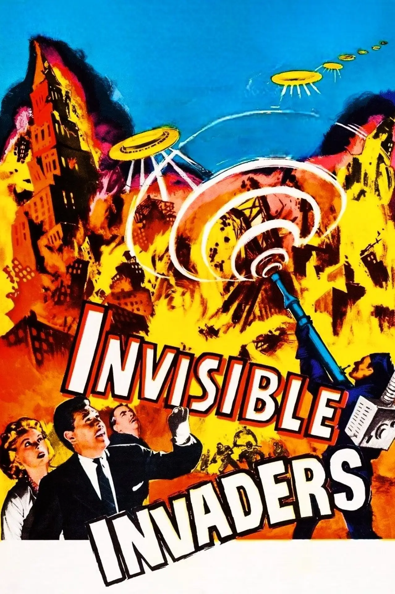 Plakat filmowy "Invisible Invaders"