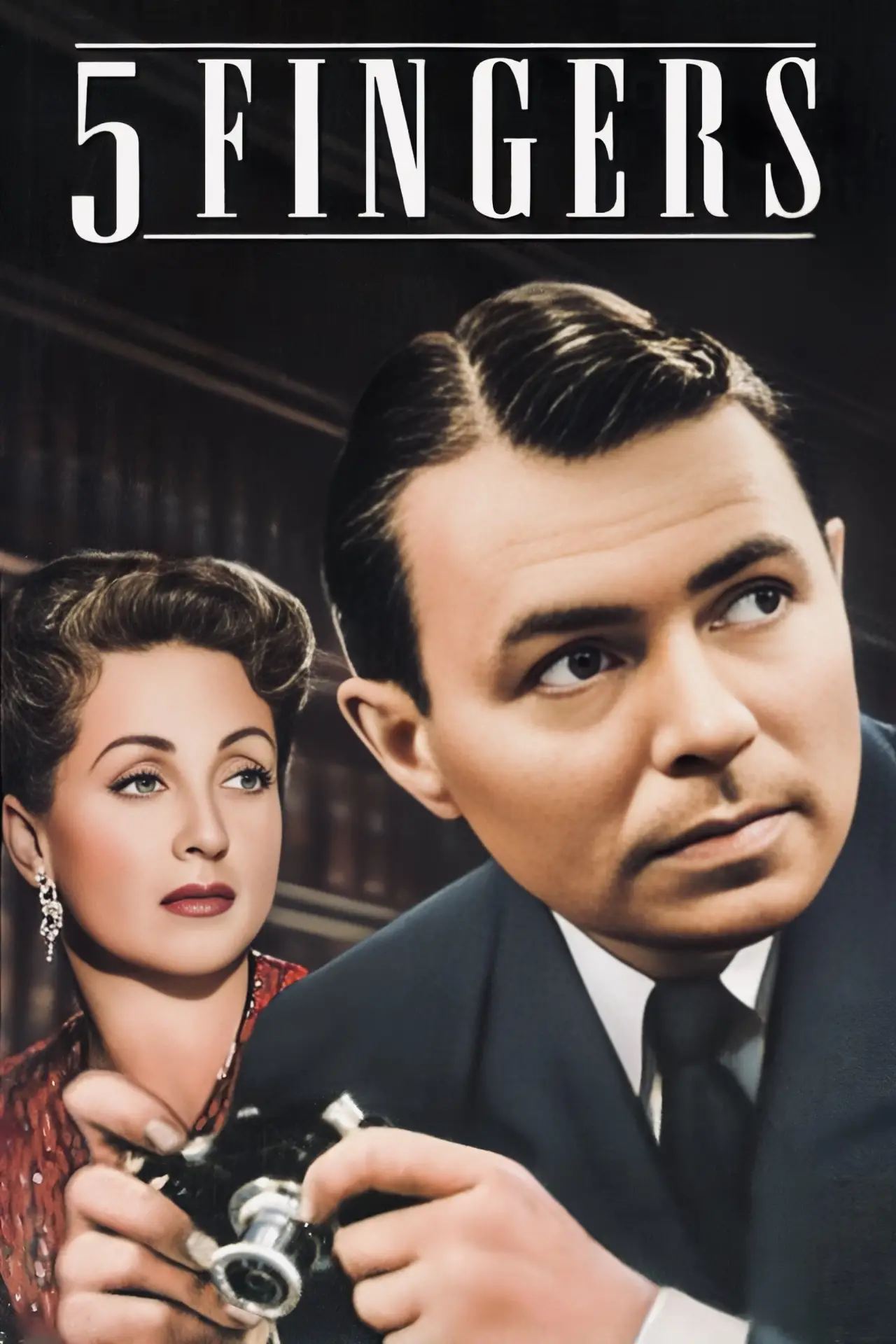 Plakat filmowy "5 Fingers"