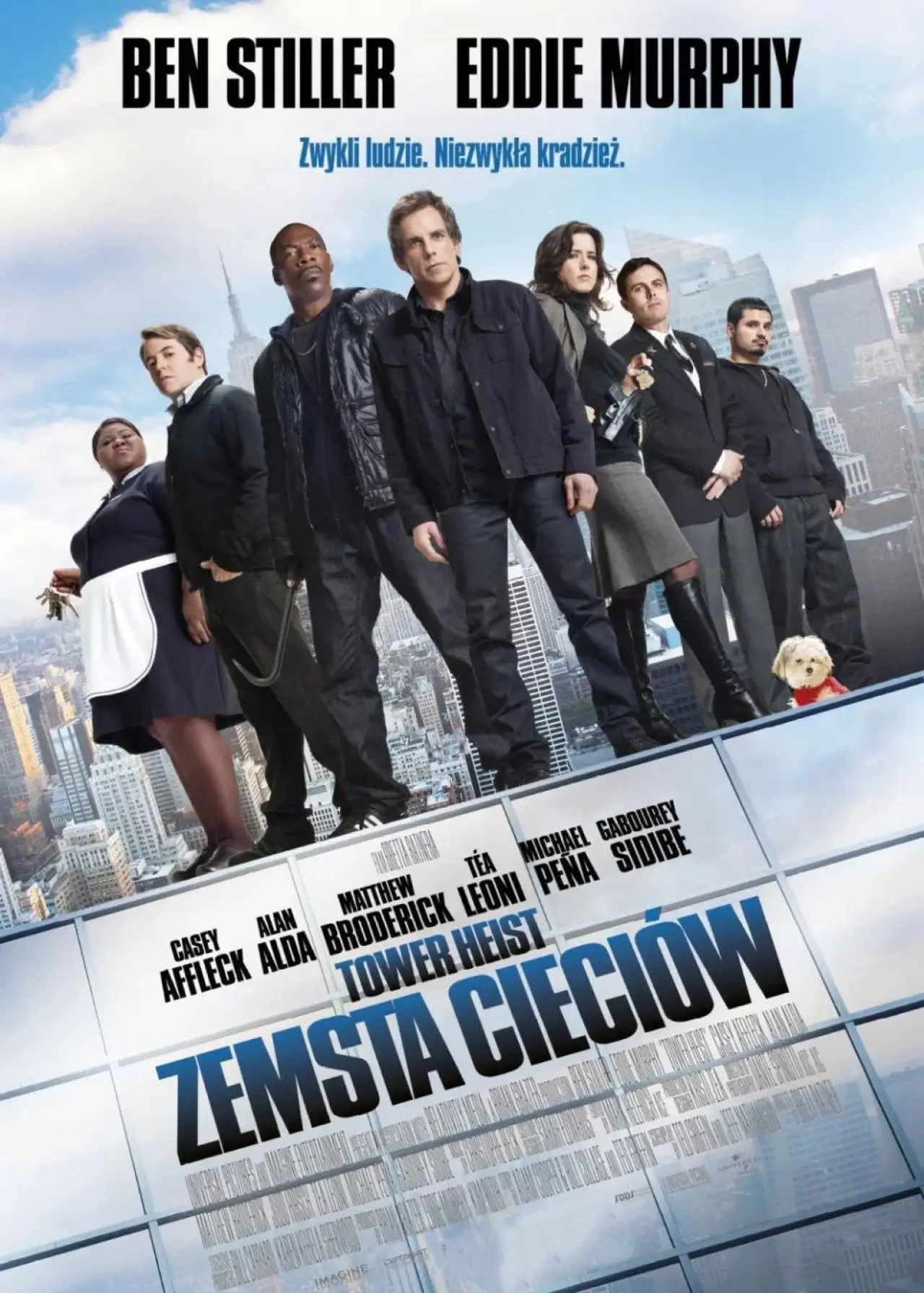 Plakat filmowy "Tower Heist: Zemsta Cieciów"