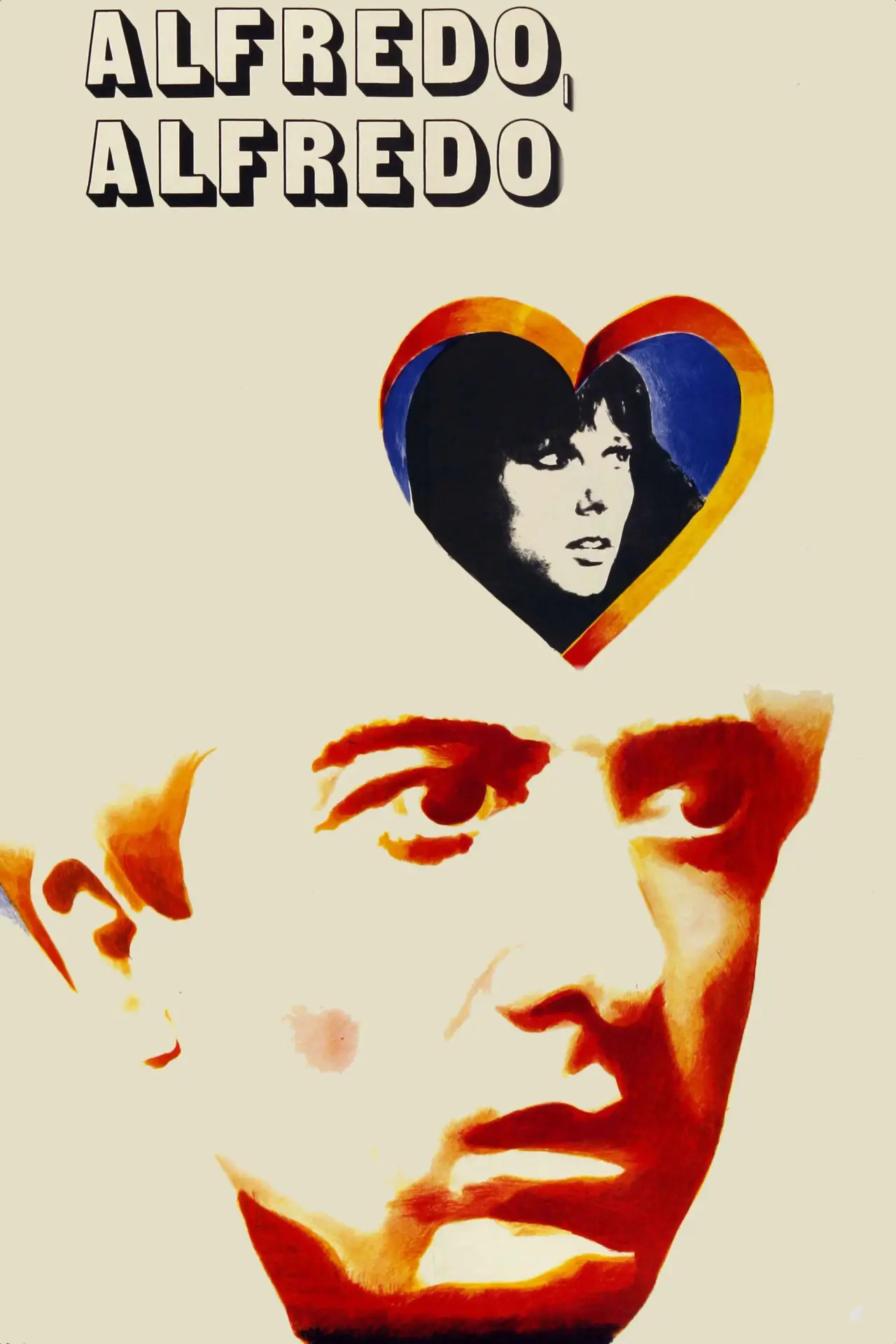 Plakat filmowy "Alfredo, Alfredo"