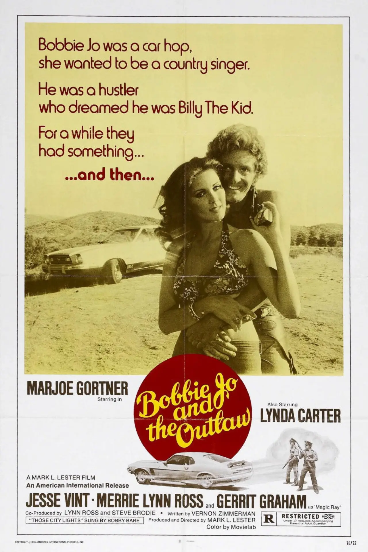 Plakat filmowy "Bobbie Jo and the Outlaw"