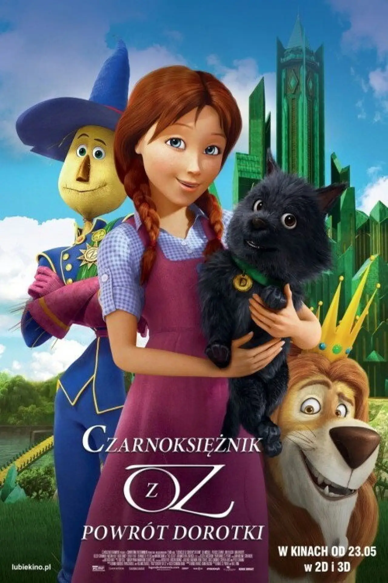 Plakat filmowy "Czarnoksiężnik z Oz: Powrót Dorotki"