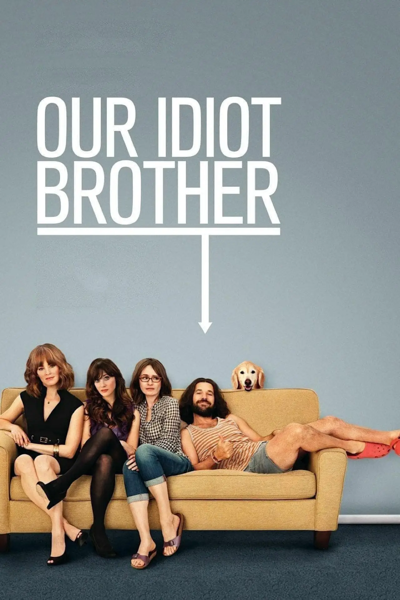 Plakat filmowy "Nasz brat idiota"