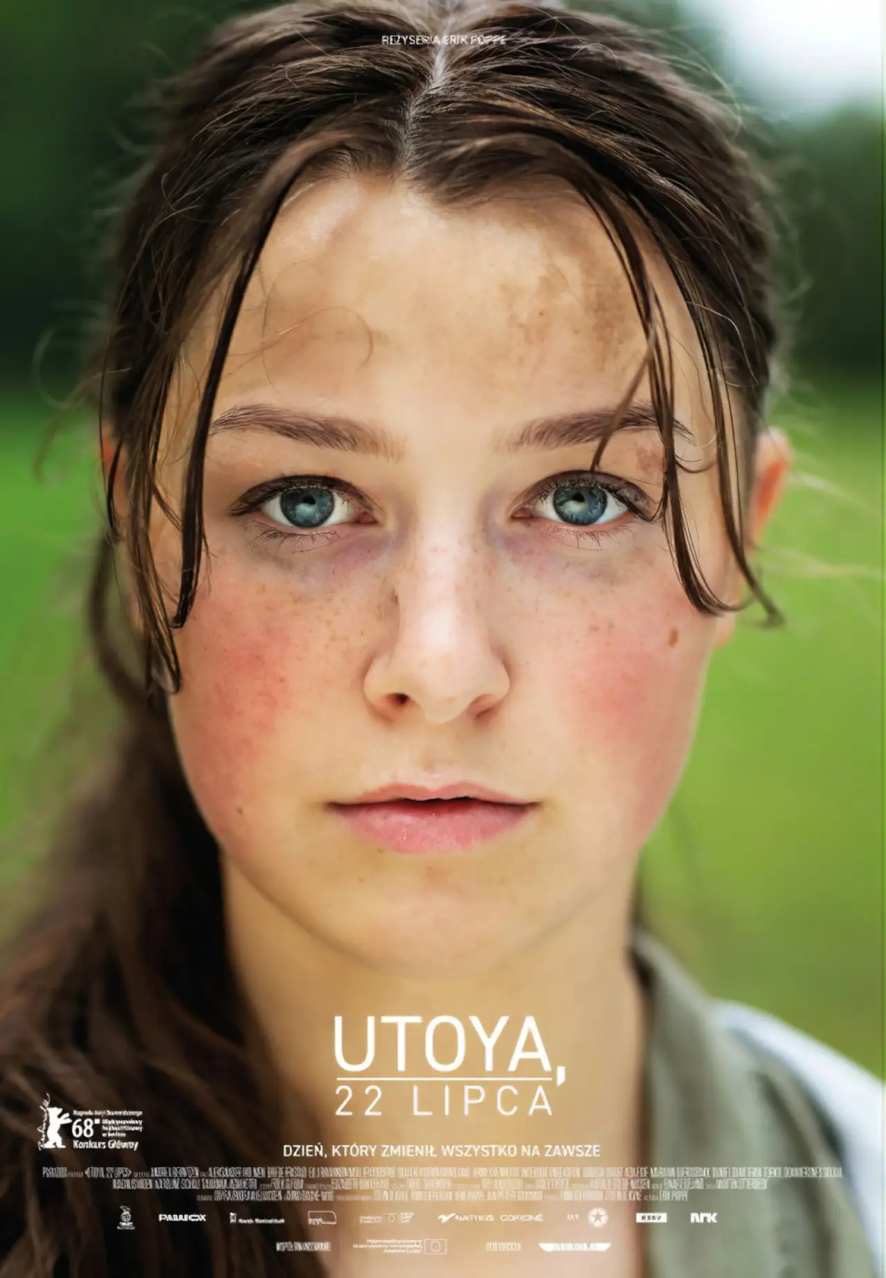 Plakat filmowy "Utoya, 22 lipca"