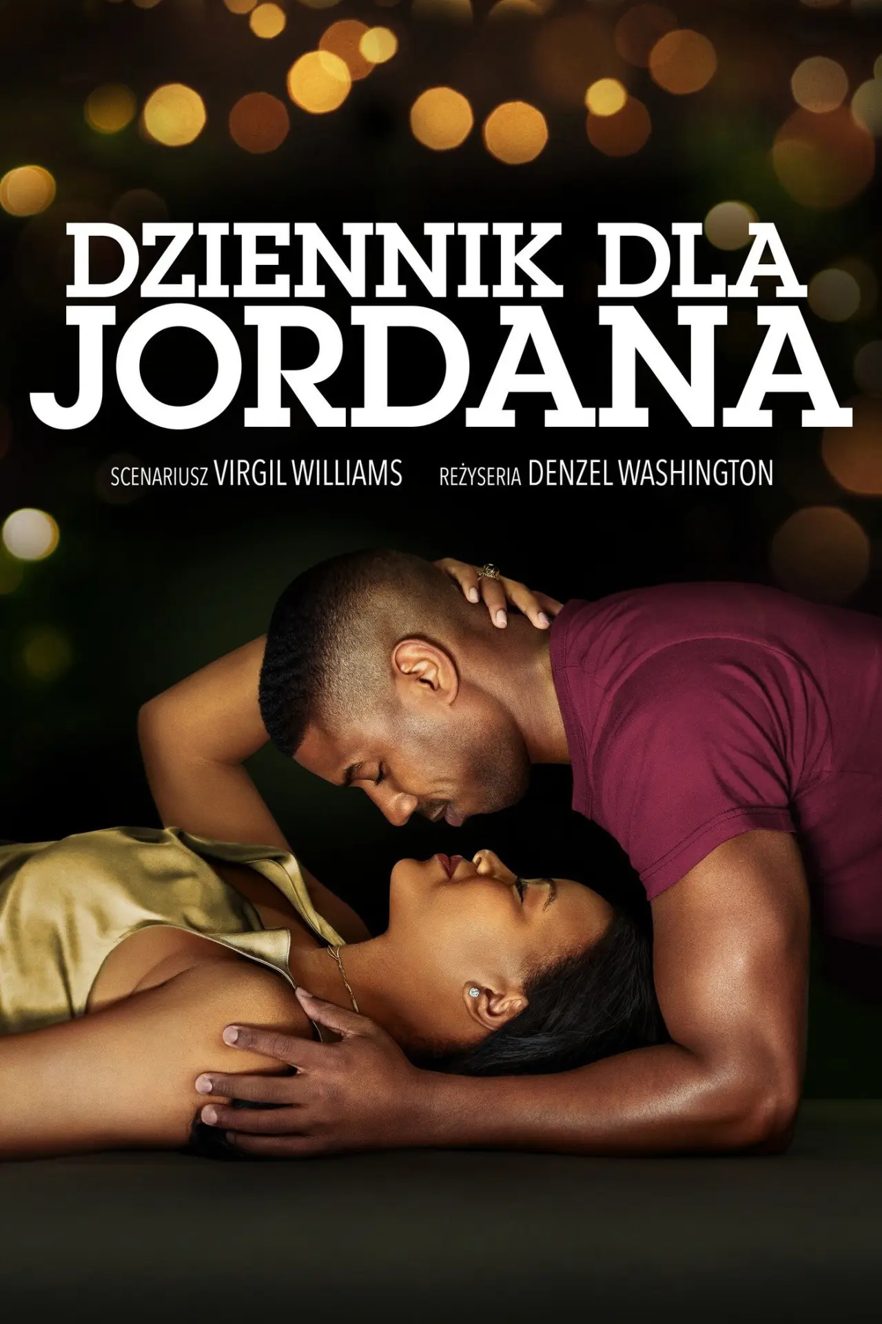 Plakat filmowy "Dziennik dla Jordana"
