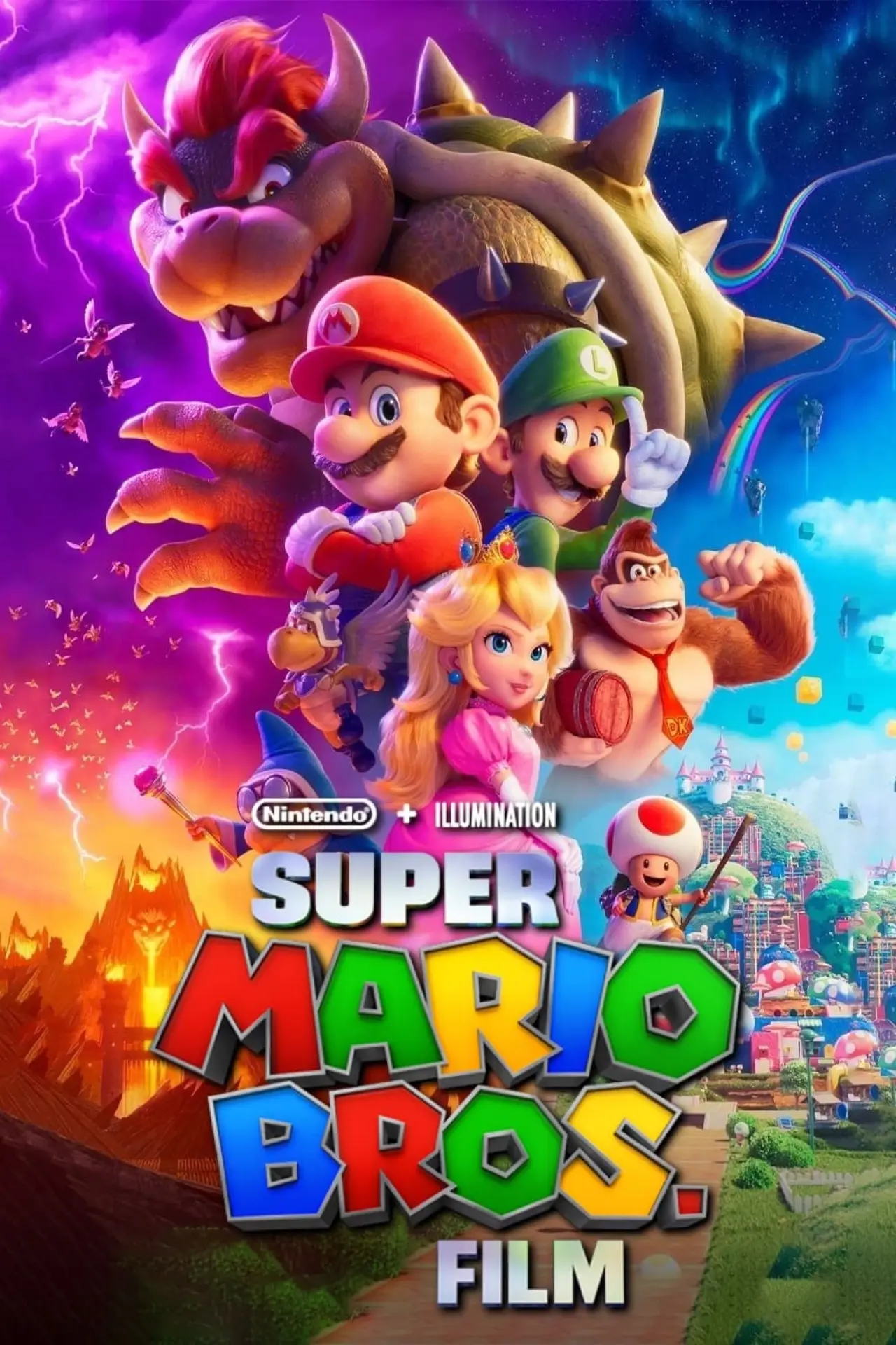 Plakat filmowy "Super Mario Bros. Film"