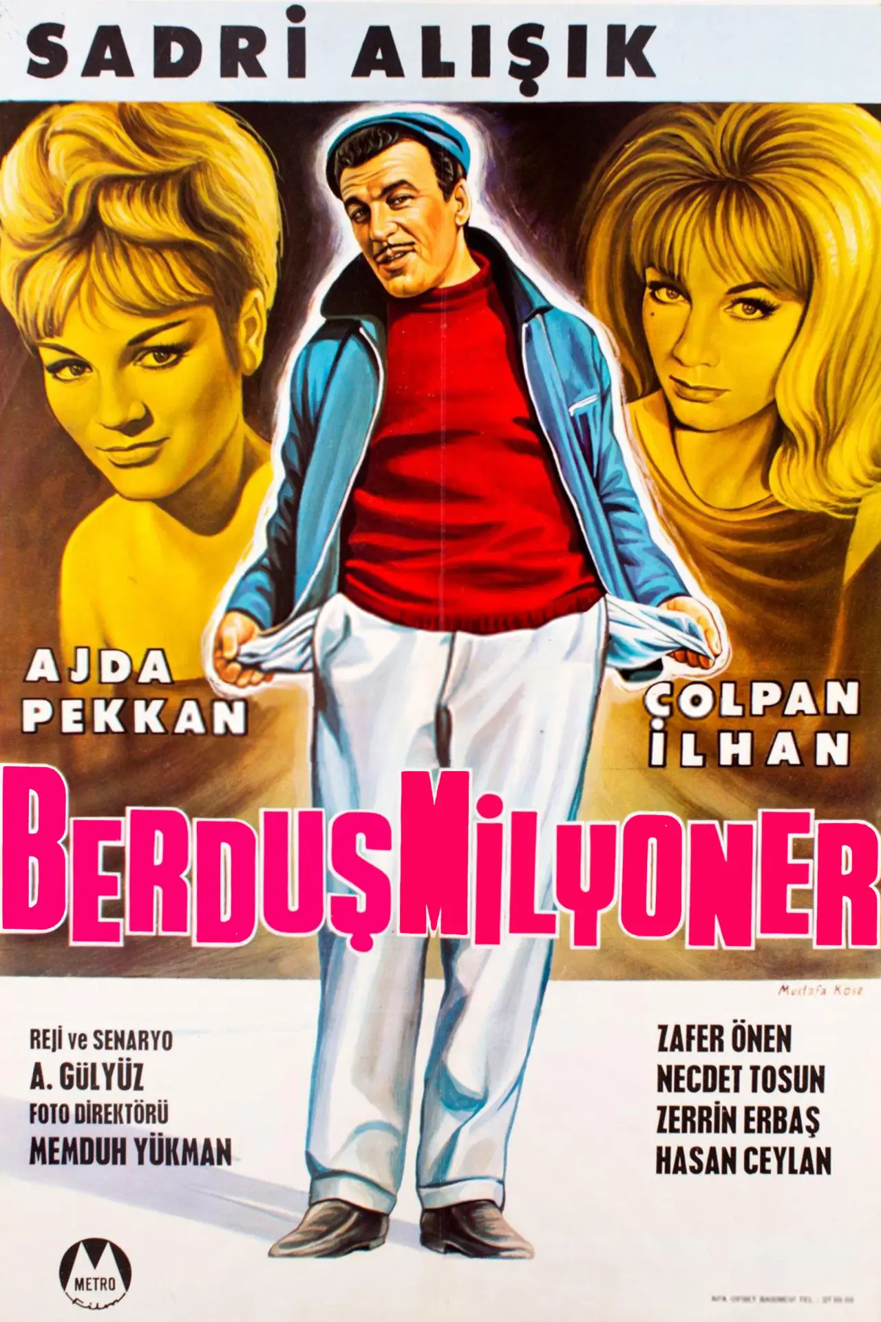 Plakat filmowy "Berduş Milyoner"