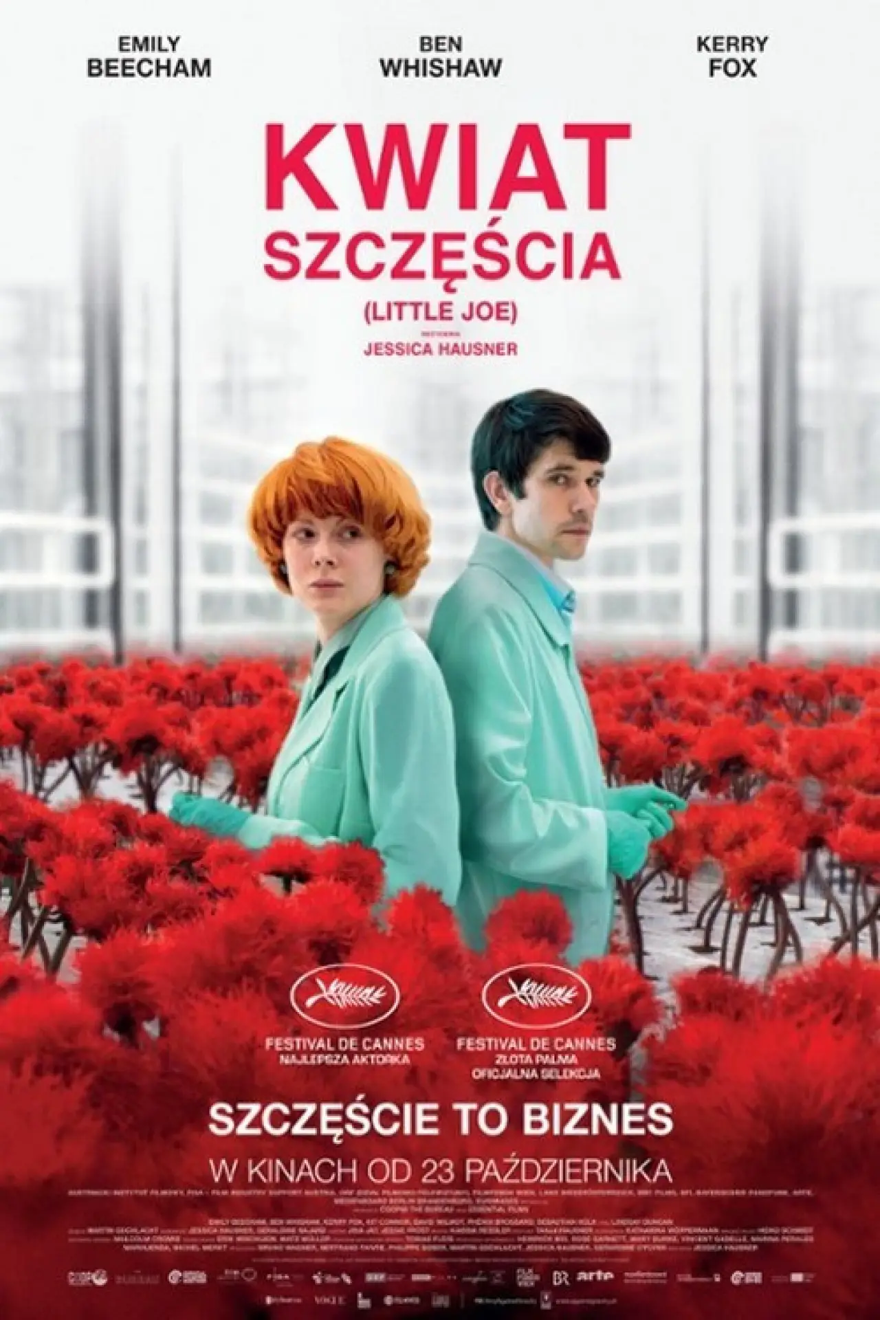 Plakat filmowy "Kwiat szczęścia"