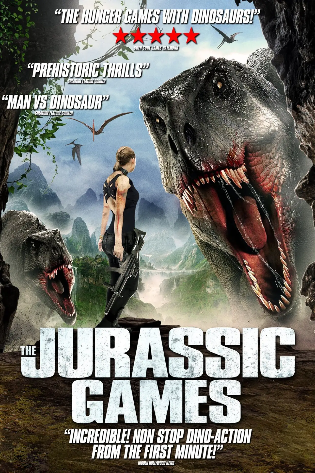 Plakat filmowy "Jurajskie Igrzyska"