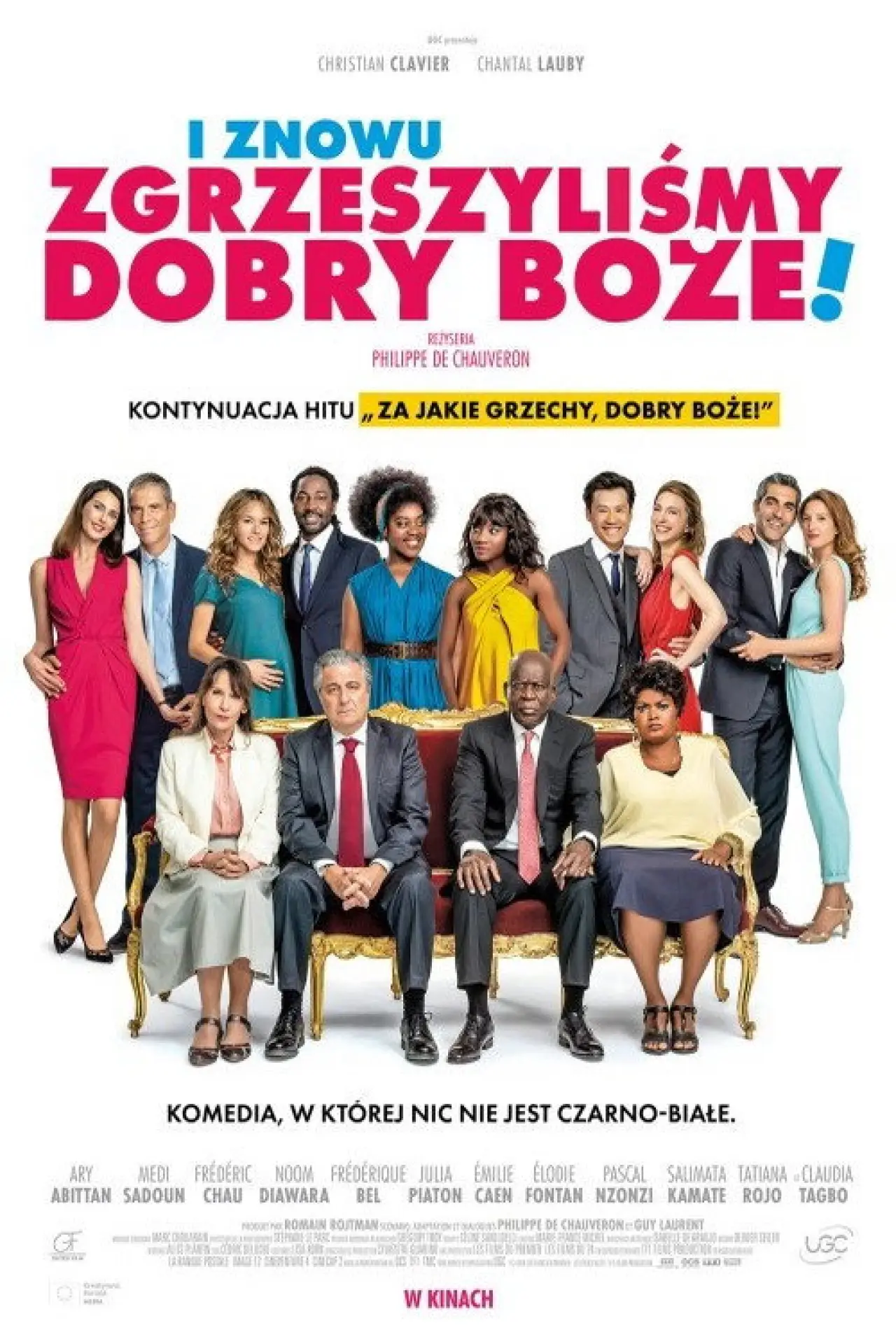 Plakat filmowy "I znowu zgrzeszyliśmy, dobry Boże!"