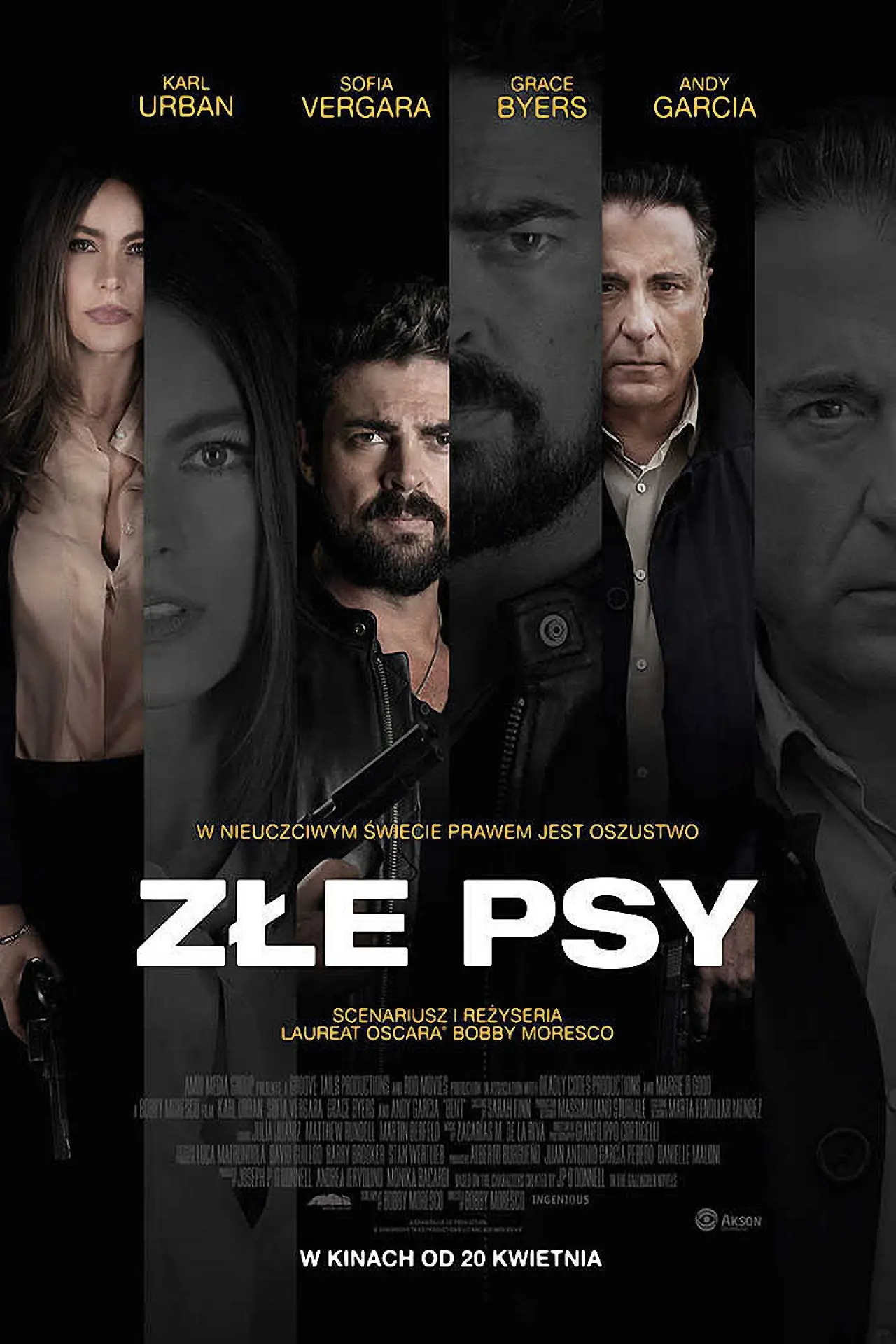 Plakat filmowy "Złe psy"