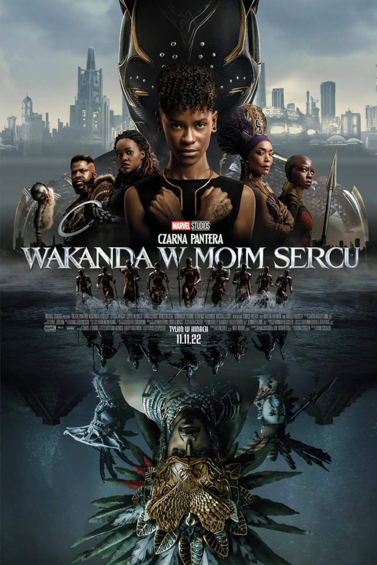 Plakat filmowy "Czarna Pantera: Wakanda w moim sercu"
