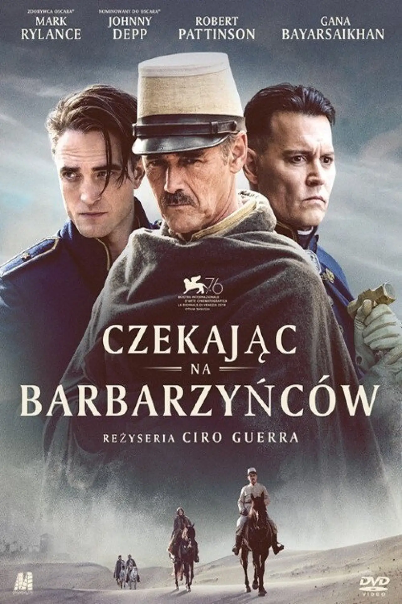 Plakat filmowy "Czekając na barbarzyńców"