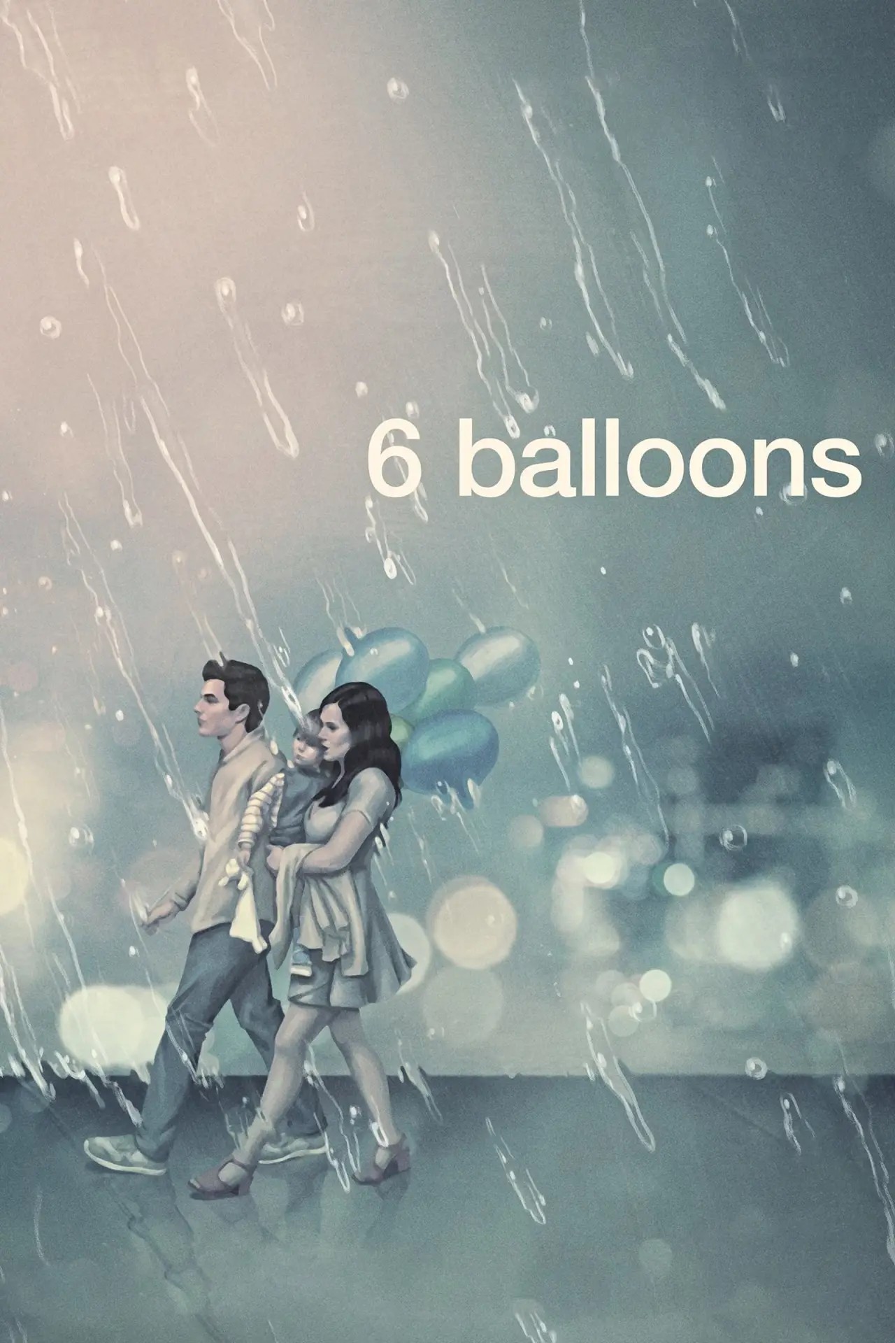 Plakat filmowy "6 balonów"