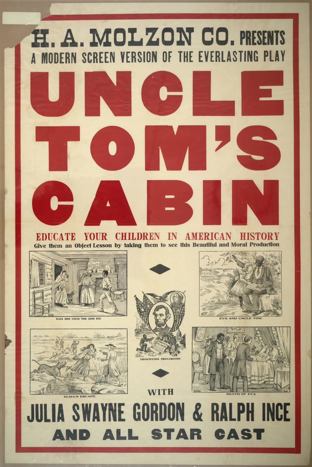 Plakat filmowy "Uncle Tom