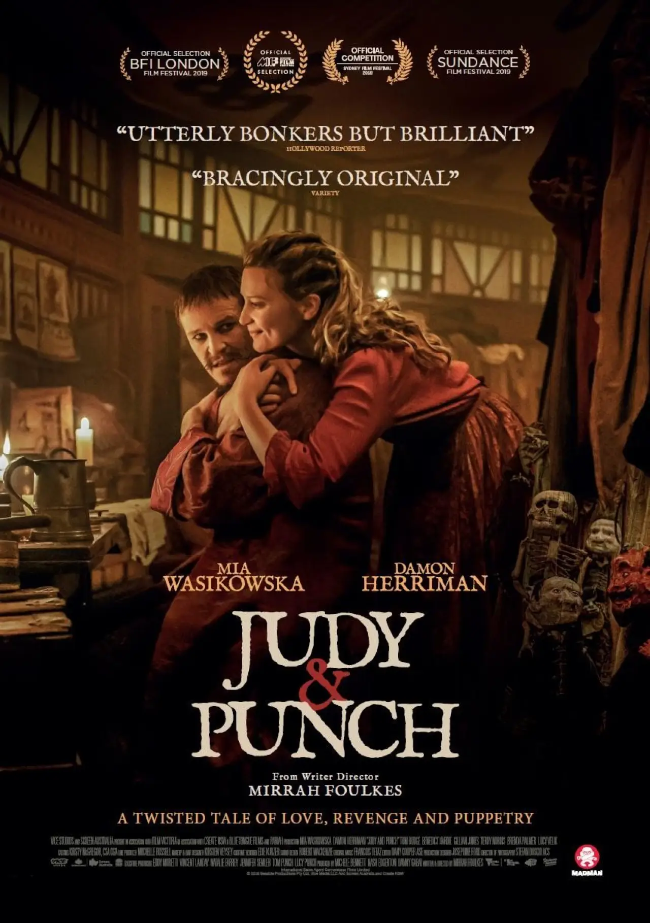Plakat filmowy "Judy i Punch"