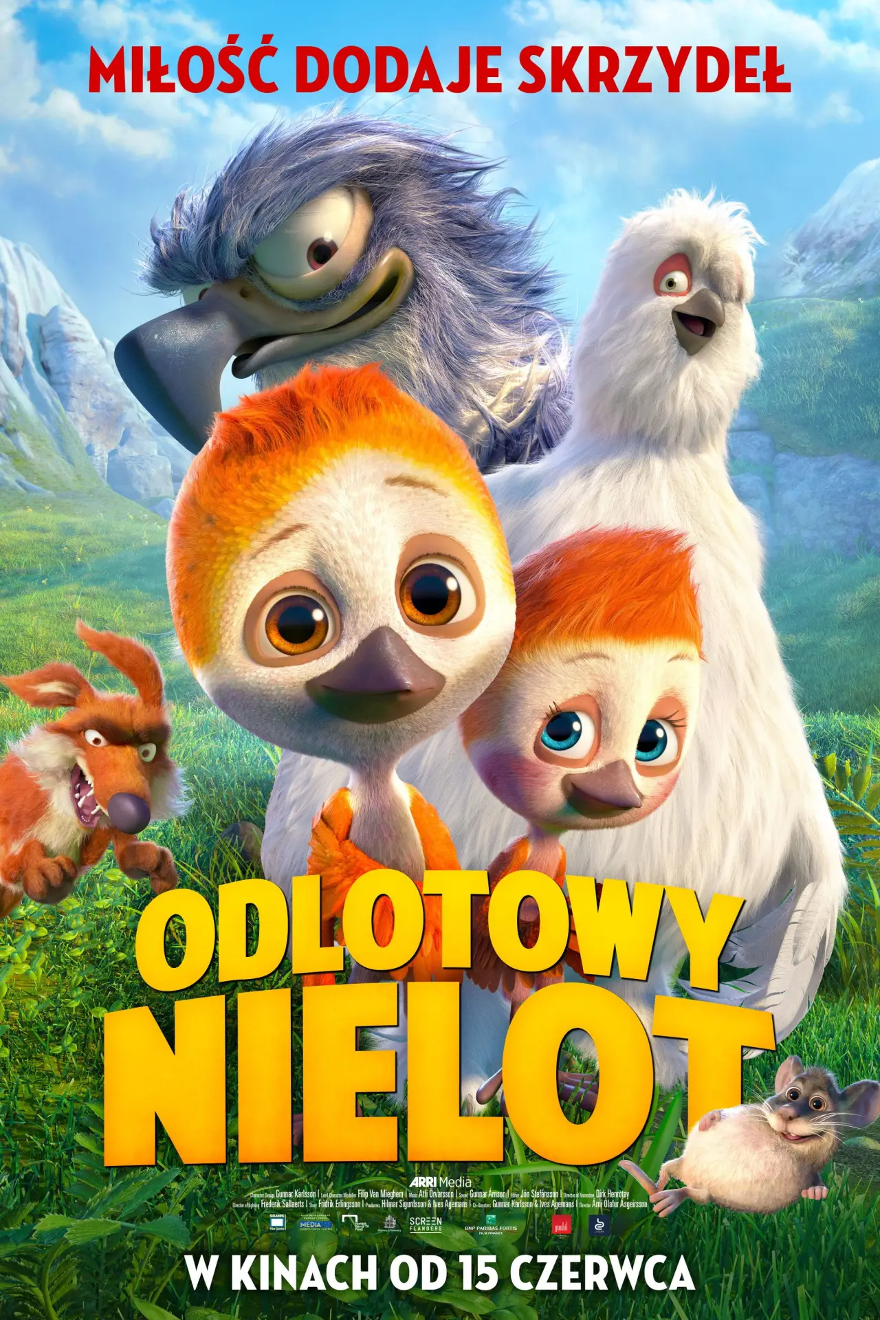 Plakat filmowy "Odlotowy nielot"