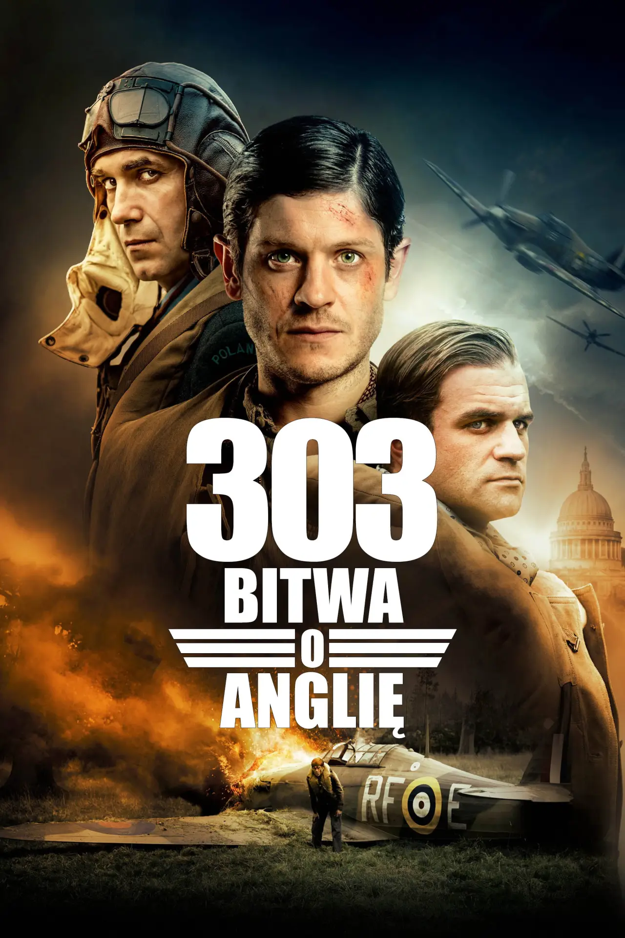 Plakat filmowy "303. Bitwa o Anglię"