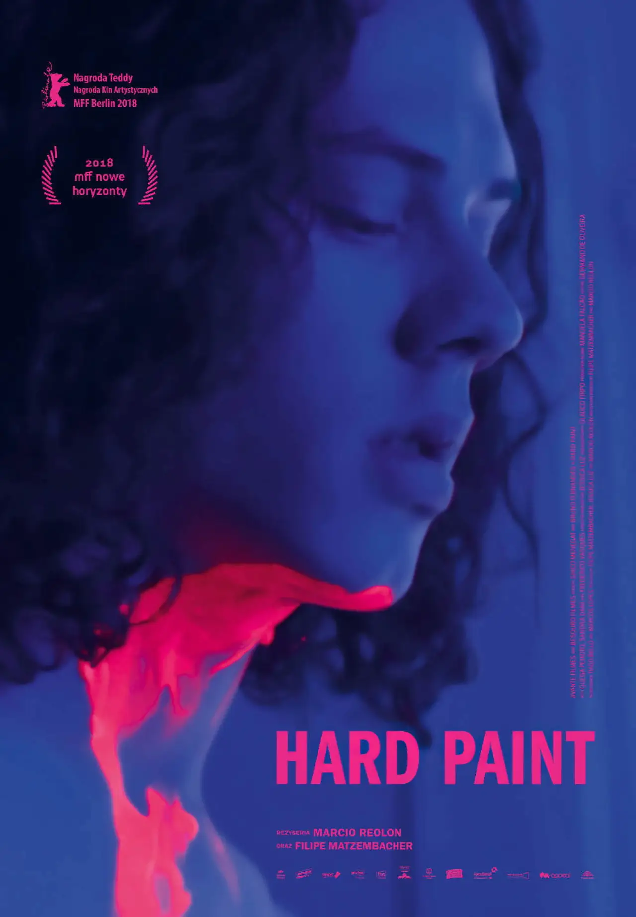 Plakat filmowy "Hard Paint"