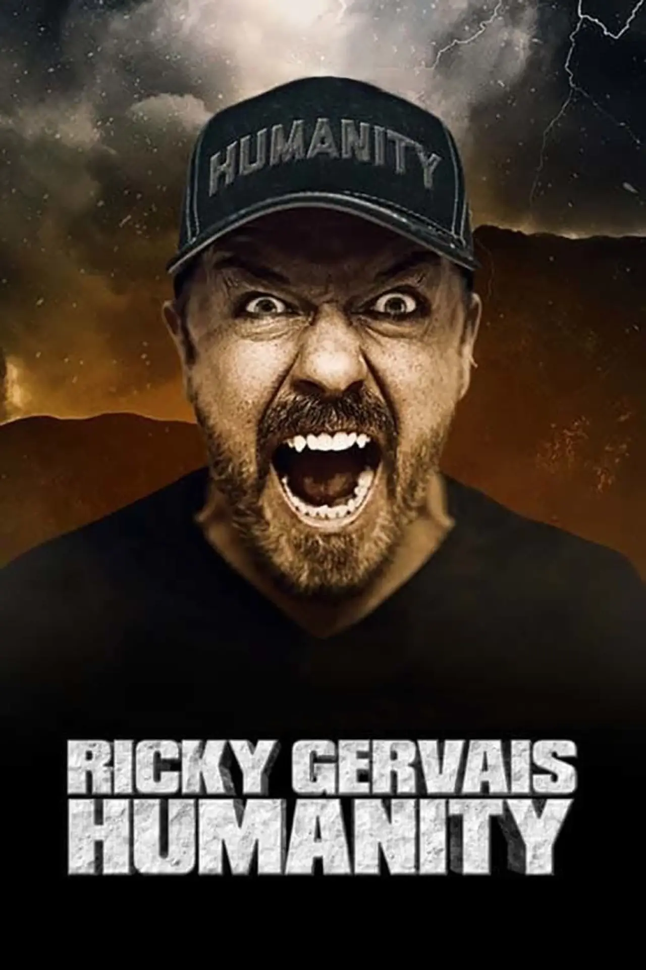Plakat filmowy "Ricky Gervais: Humanity"